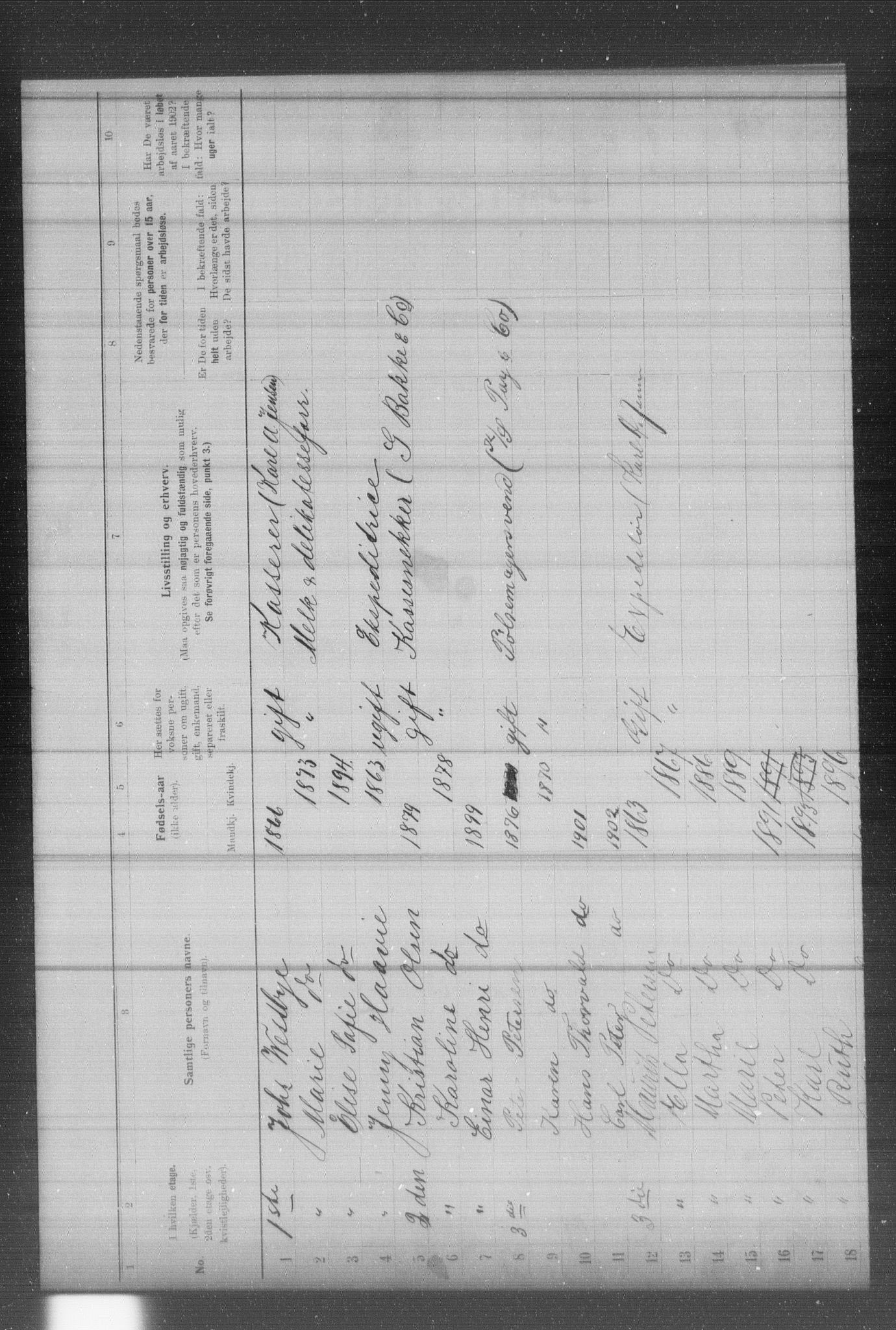 OBA, Municipal Census 1902 for Kristiania, 1902, p. 2593