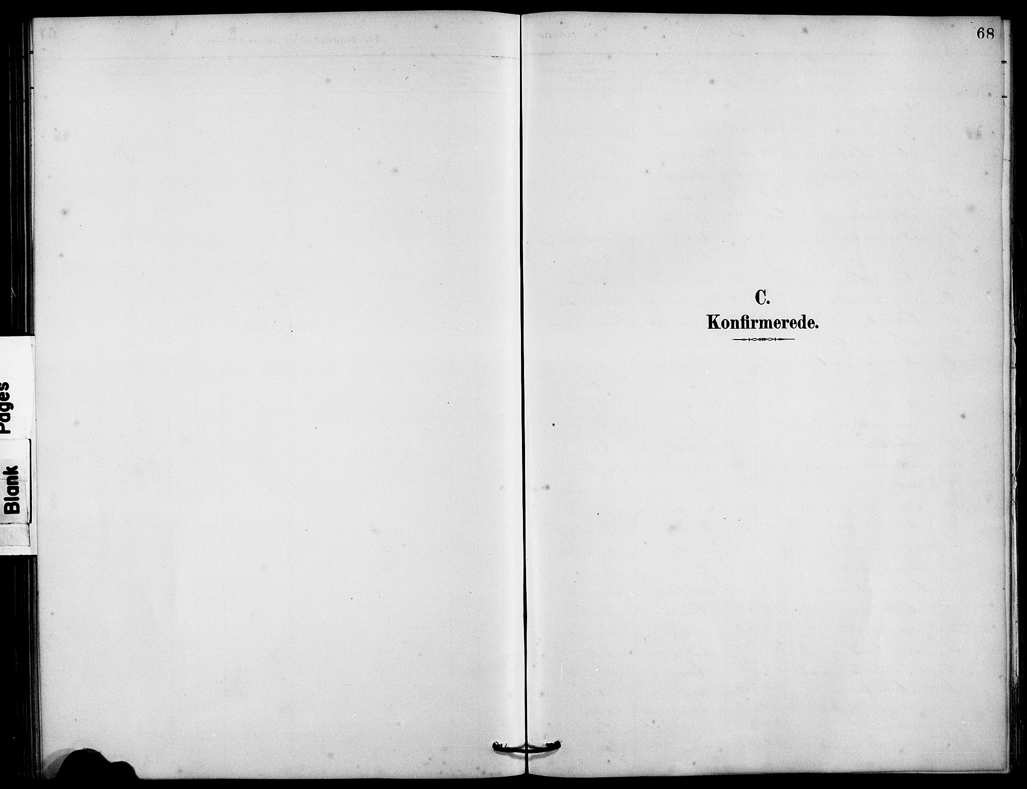 Haus sokneprestembete, AV/SAB-A-75601/H/Hab: Parish register (copy) no. B 3, 1885-1899, p. 68