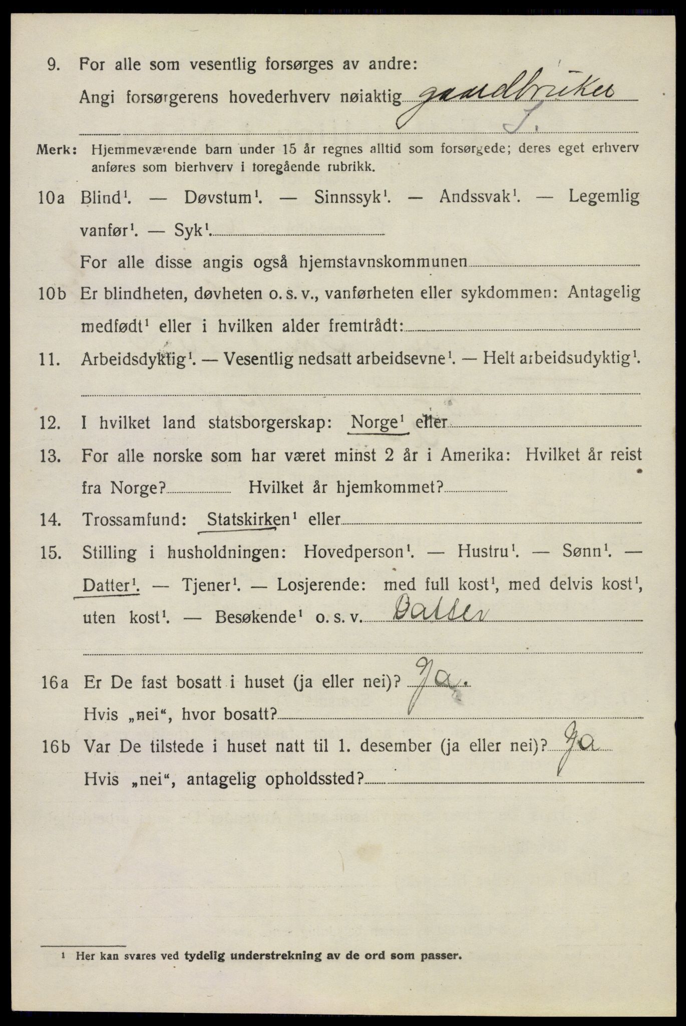 SAO, 1920 census for Moss land district, 1920, p. 8632