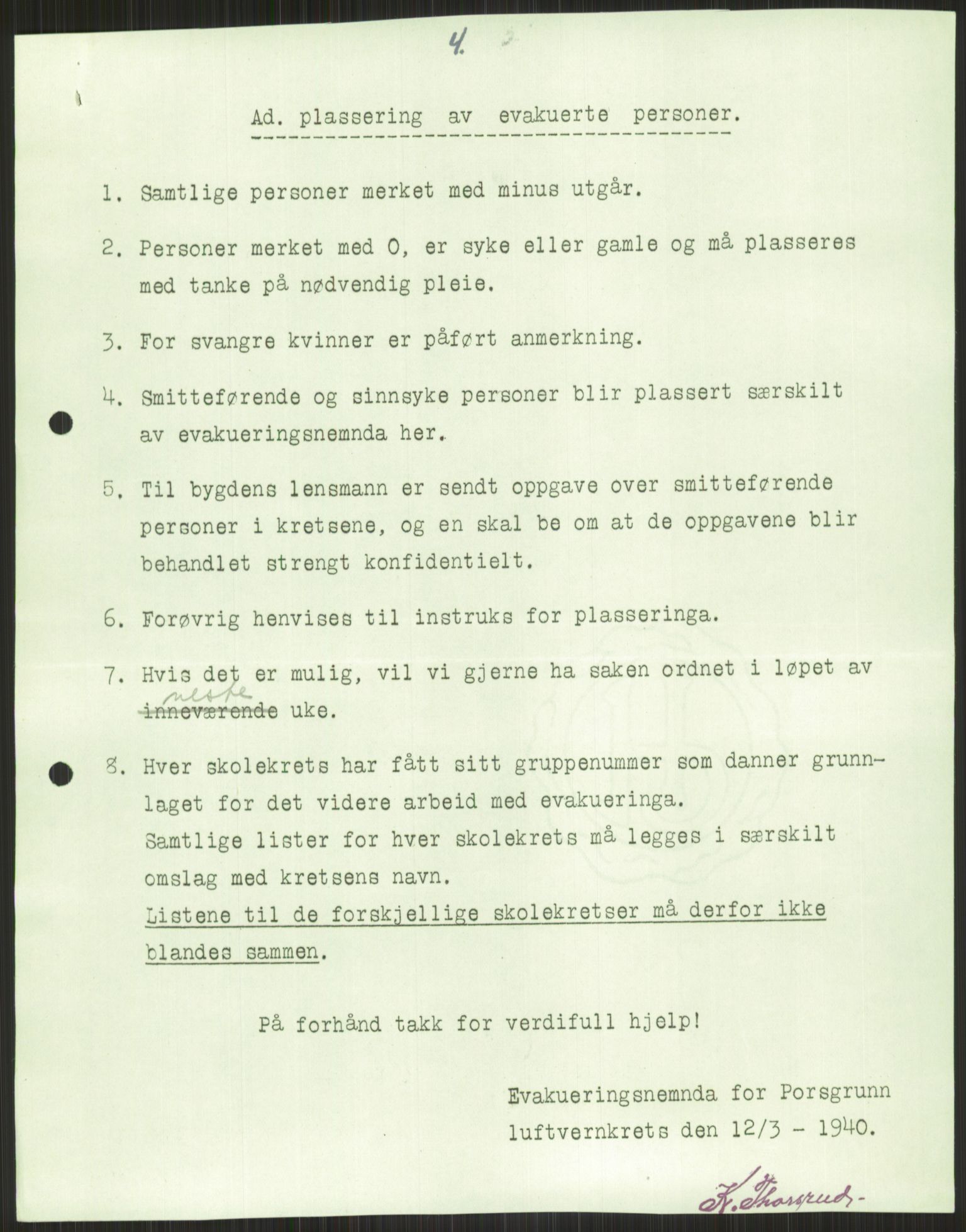 Forsvaret, Forsvarets krigshistoriske avdeling, AV/RA-RAFA-2017/Y/Ya/L0014: II-C-11-31 - Fylkesmenn.  Rapporter om krigsbegivenhetene 1940., 1940, p. 624