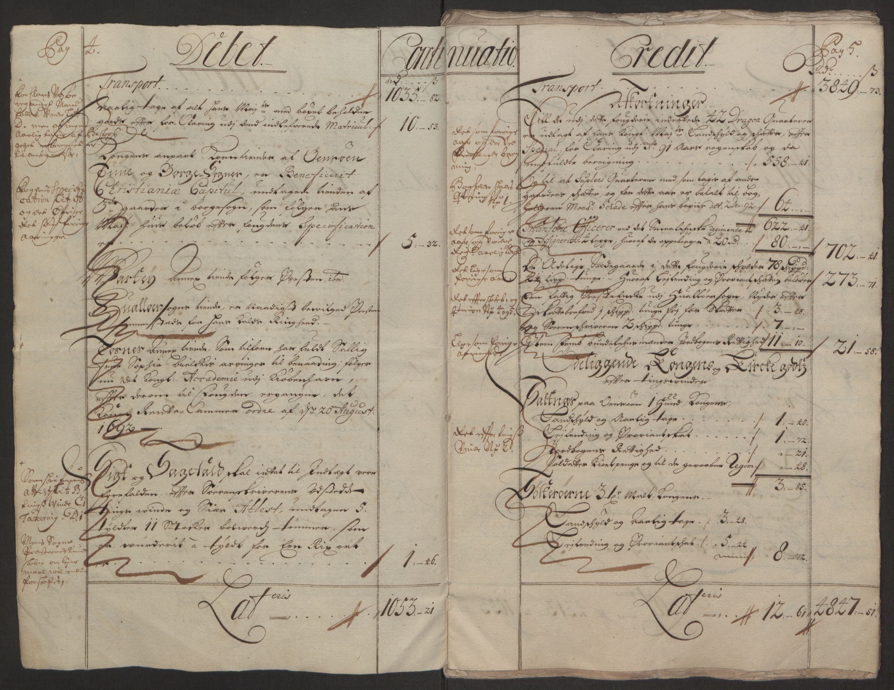 Rentekammeret inntil 1814, Reviderte regnskaper, Fogderegnskap, RA/EA-4092/R03/L0120: Fogderegnskap Onsøy, Tune, Veme og Åbygge fogderi, 1692-1693, p. 4