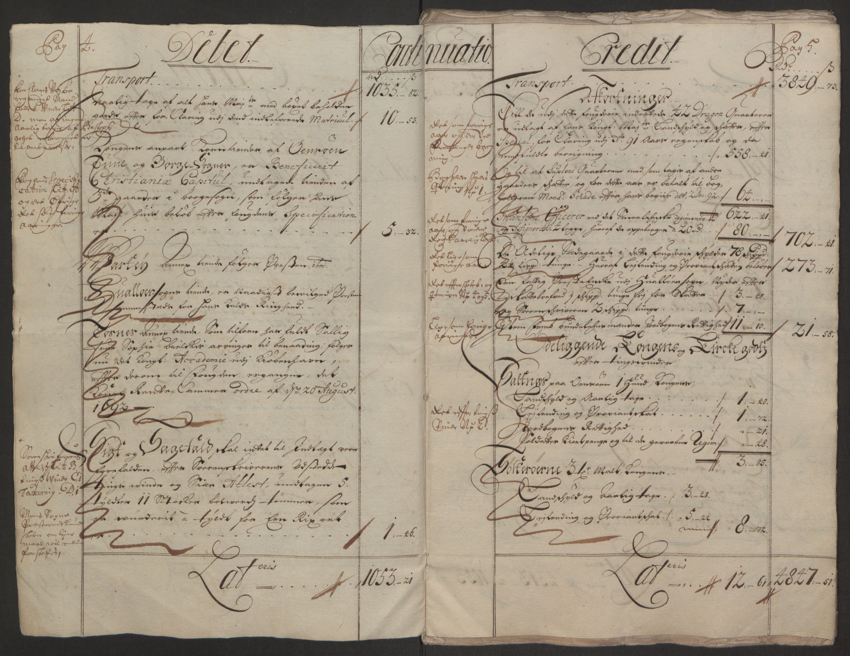 Rentekammeret inntil 1814, Reviderte regnskaper, Fogderegnskap, AV/RA-EA-4092/R03/L0120: Fogderegnskap Onsøy, Tune, Veme og Åbygge fogderi, 1692-1693, p. 4