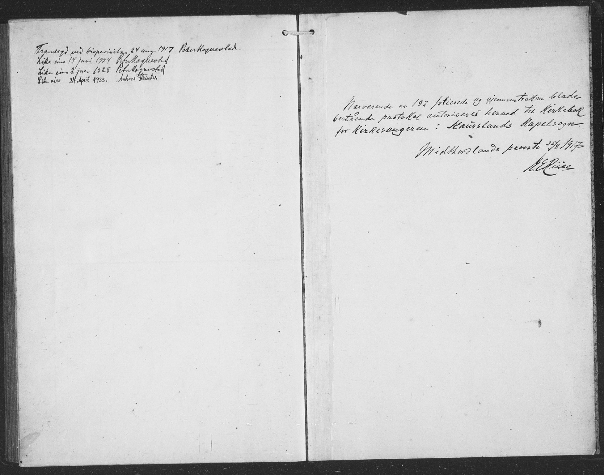 Sund sokneprestembete, SAB/A-99930: Parish register (copy) no. C 1, 1913-1928