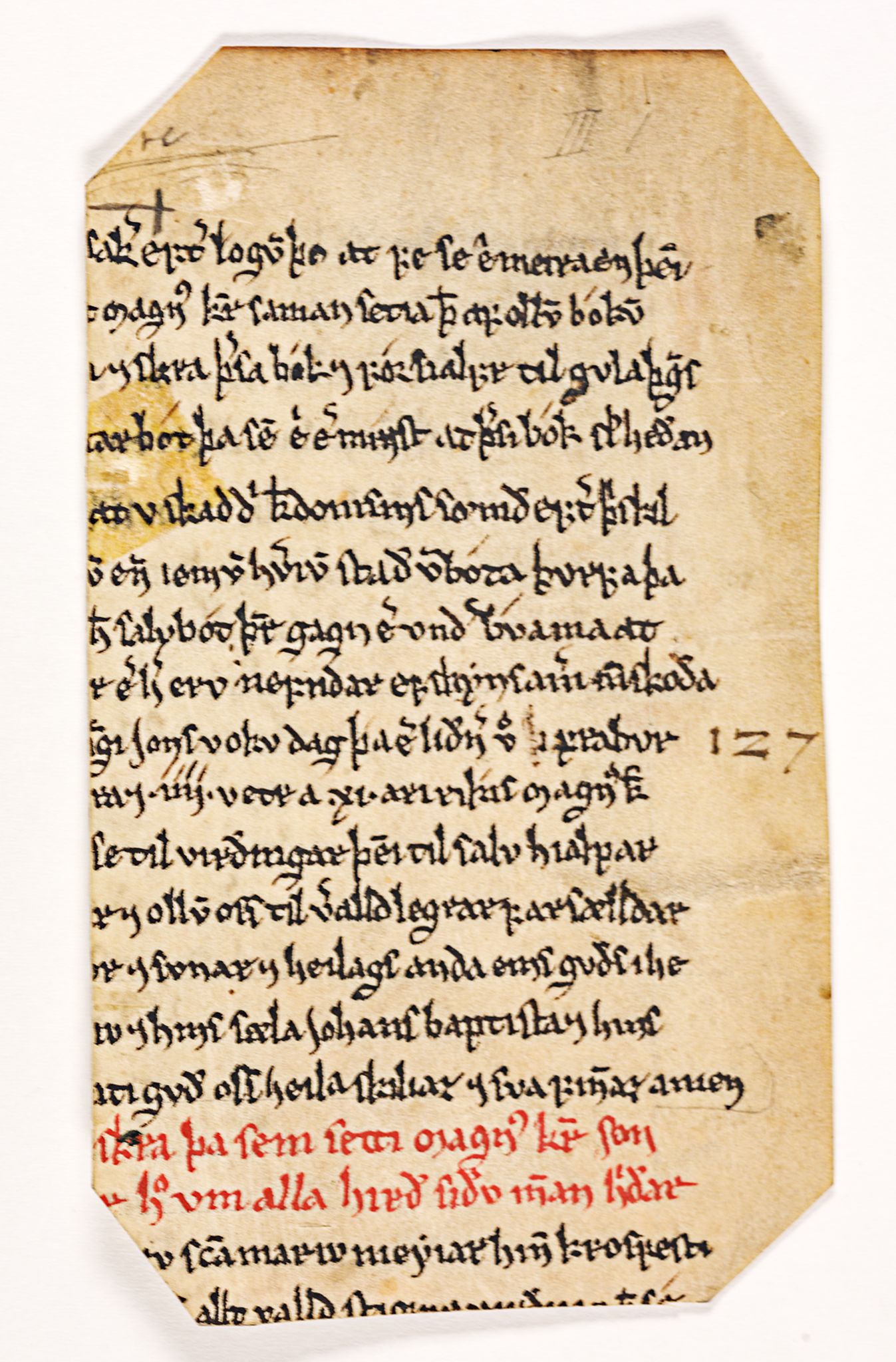 Riksarkivets diplomsamling, RA/EA-5965/F26/L0002: Norrøne membranfragmenter bestand 2-9 (10), 1100-1536, p. 300