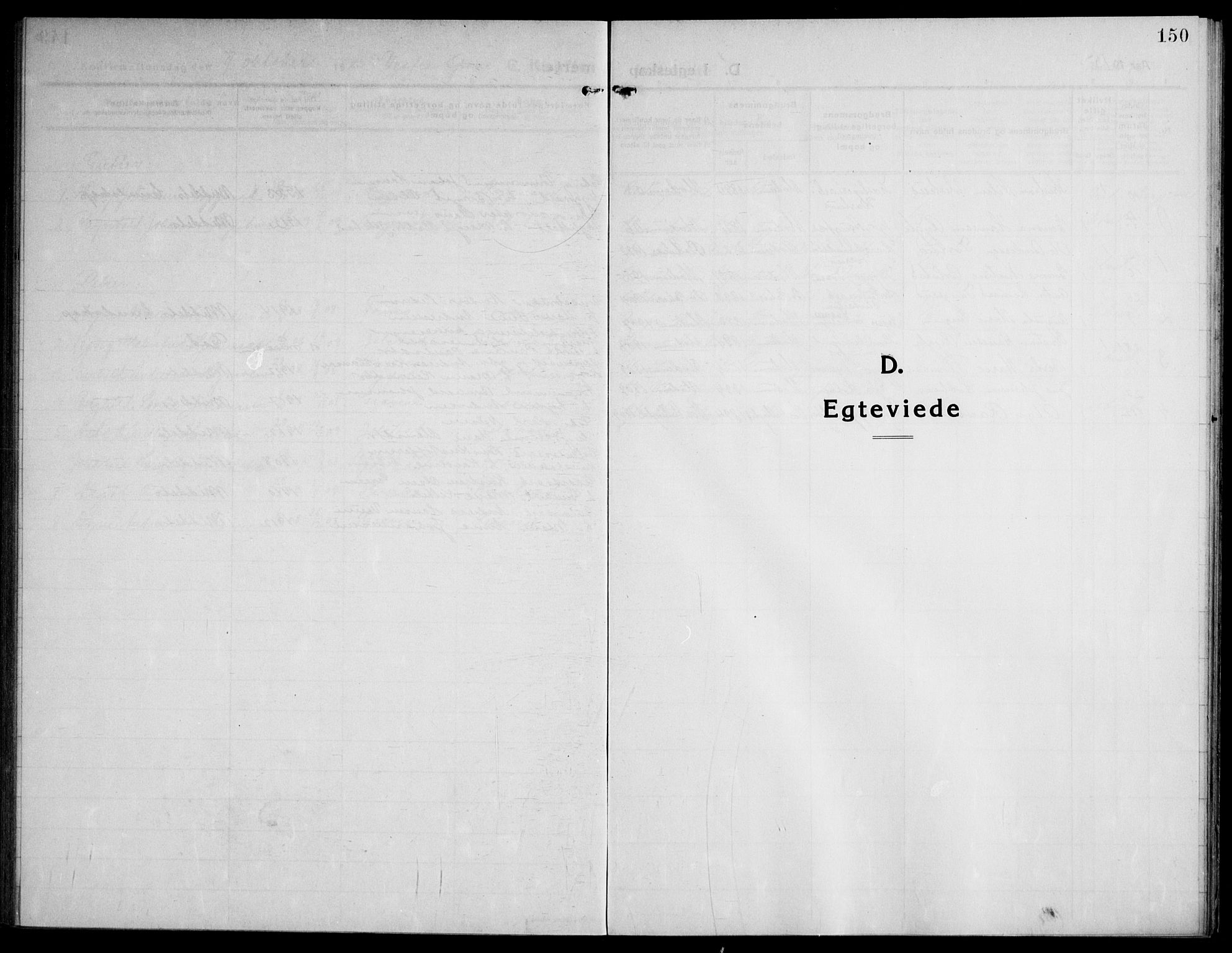 Modum kirkebøker, SAKO/A-234/F/Fa/L0018: Parish register (official) no. 18, 1912-1924, p. 150