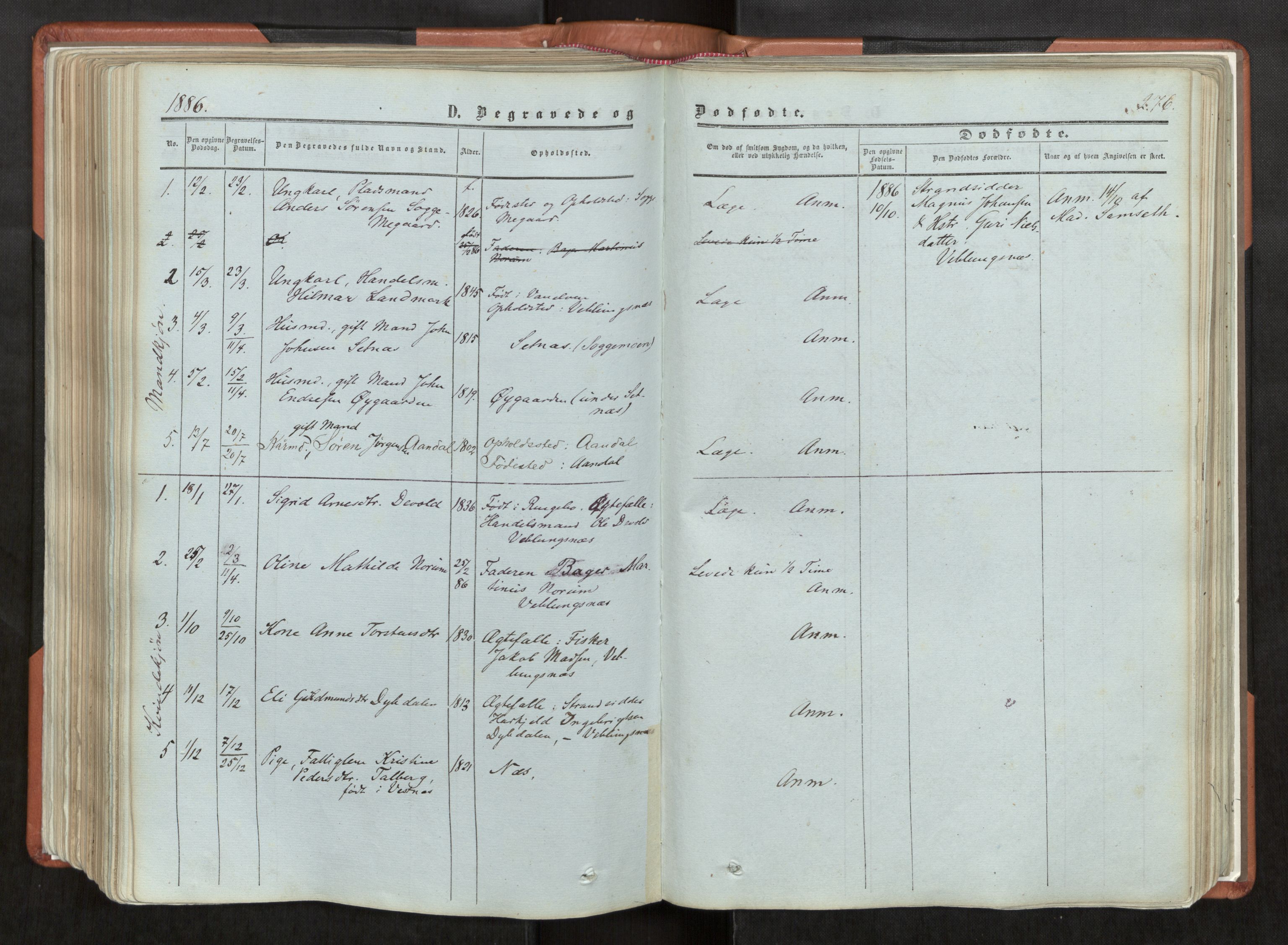 Ministerialprotokoller, klokkerbøker og fødselsregistre - Møre og Romsdal, AV/SAT-A-1454/544/L0572: Parish register (official) no. 544A05, 1854-1886, p. 276