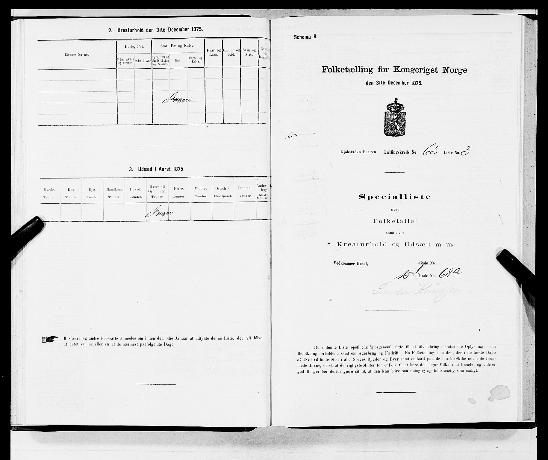 SAB, 1875 census for 1301 Bergen, 1875, p. 3442