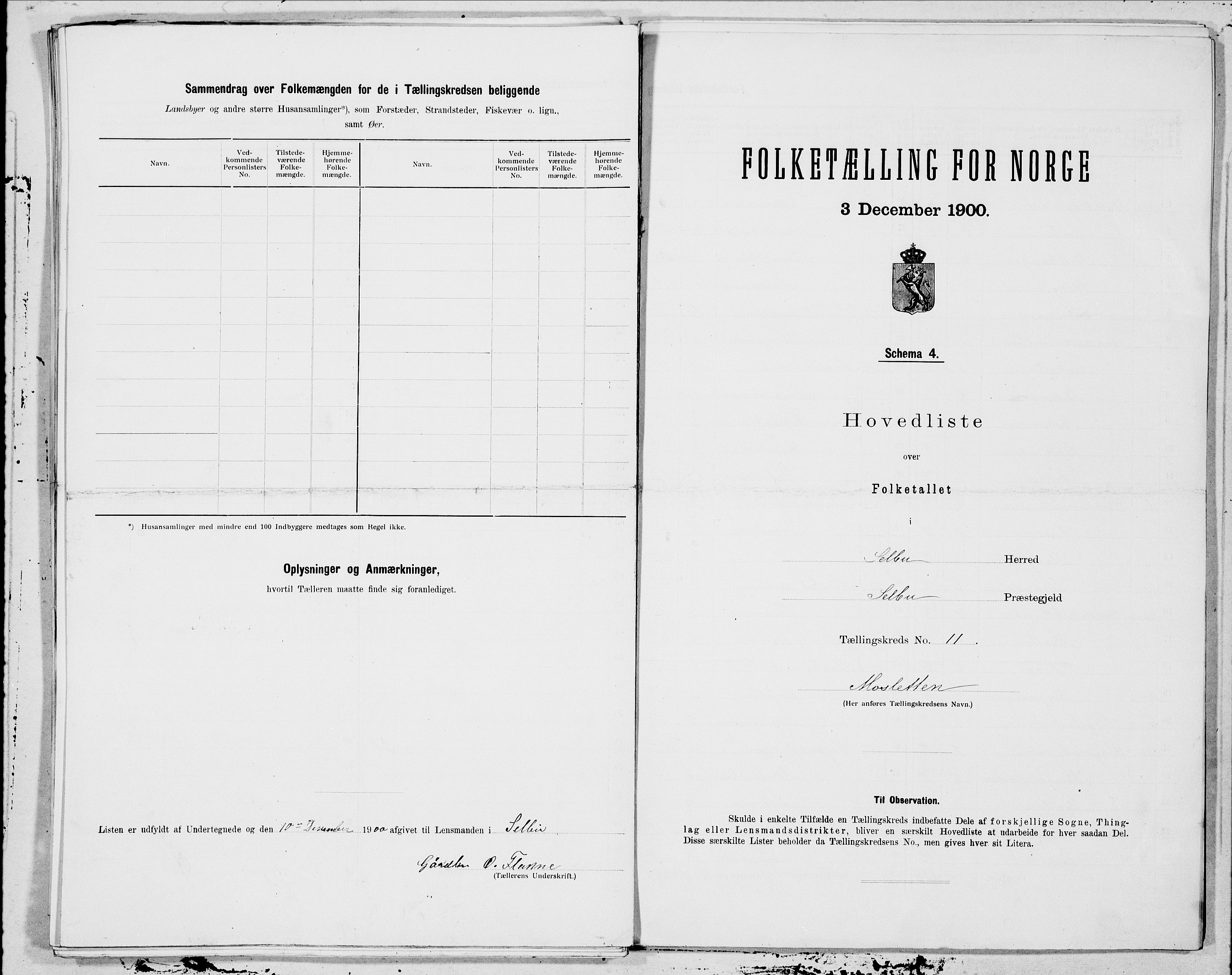 SAT, 1900 census for Selbu, 1900, p. 22