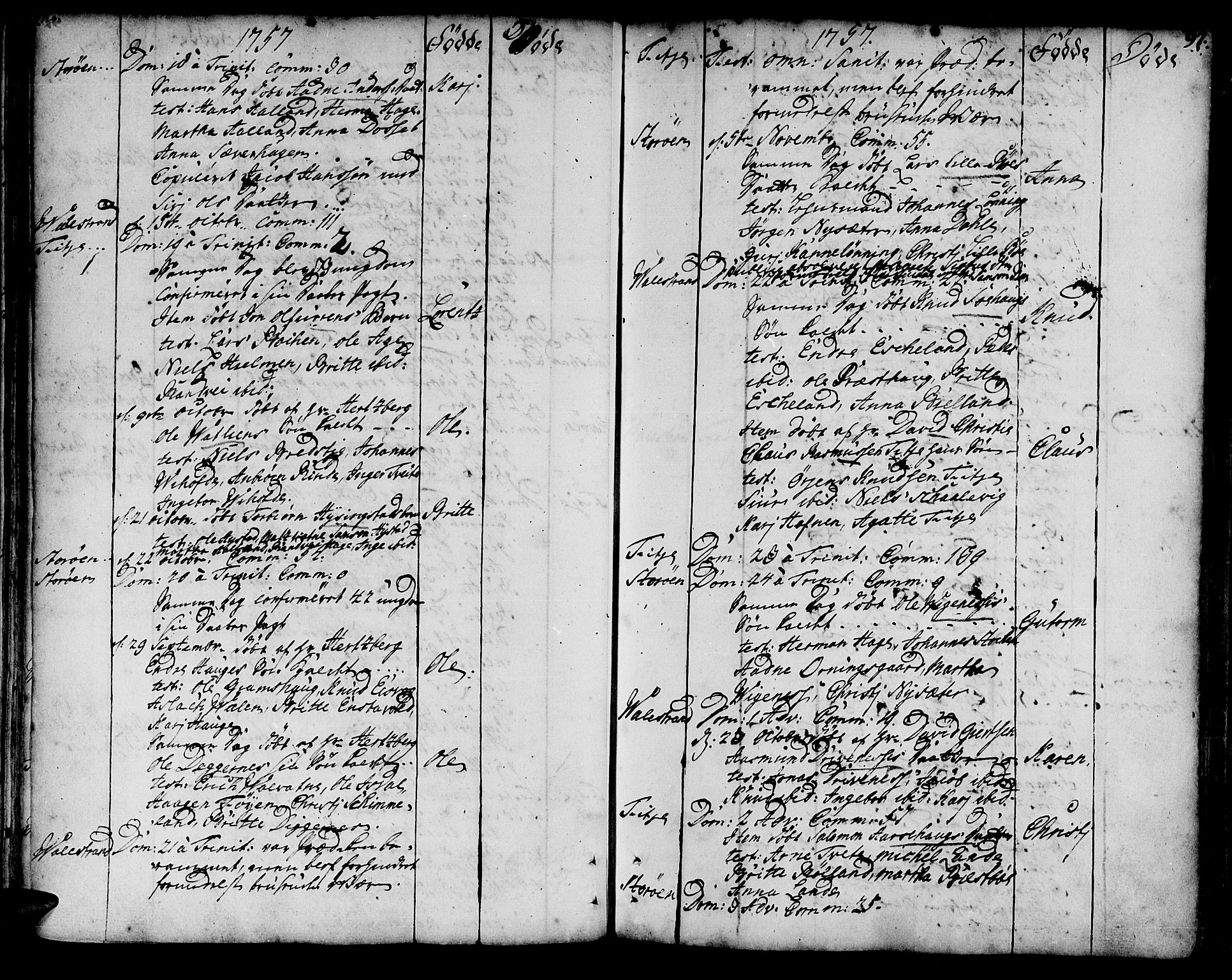 Stord sokneprestembete, SAB/A-78201/H/Haa: Parish register (official) no. A 2, 1744-1777, p. 97