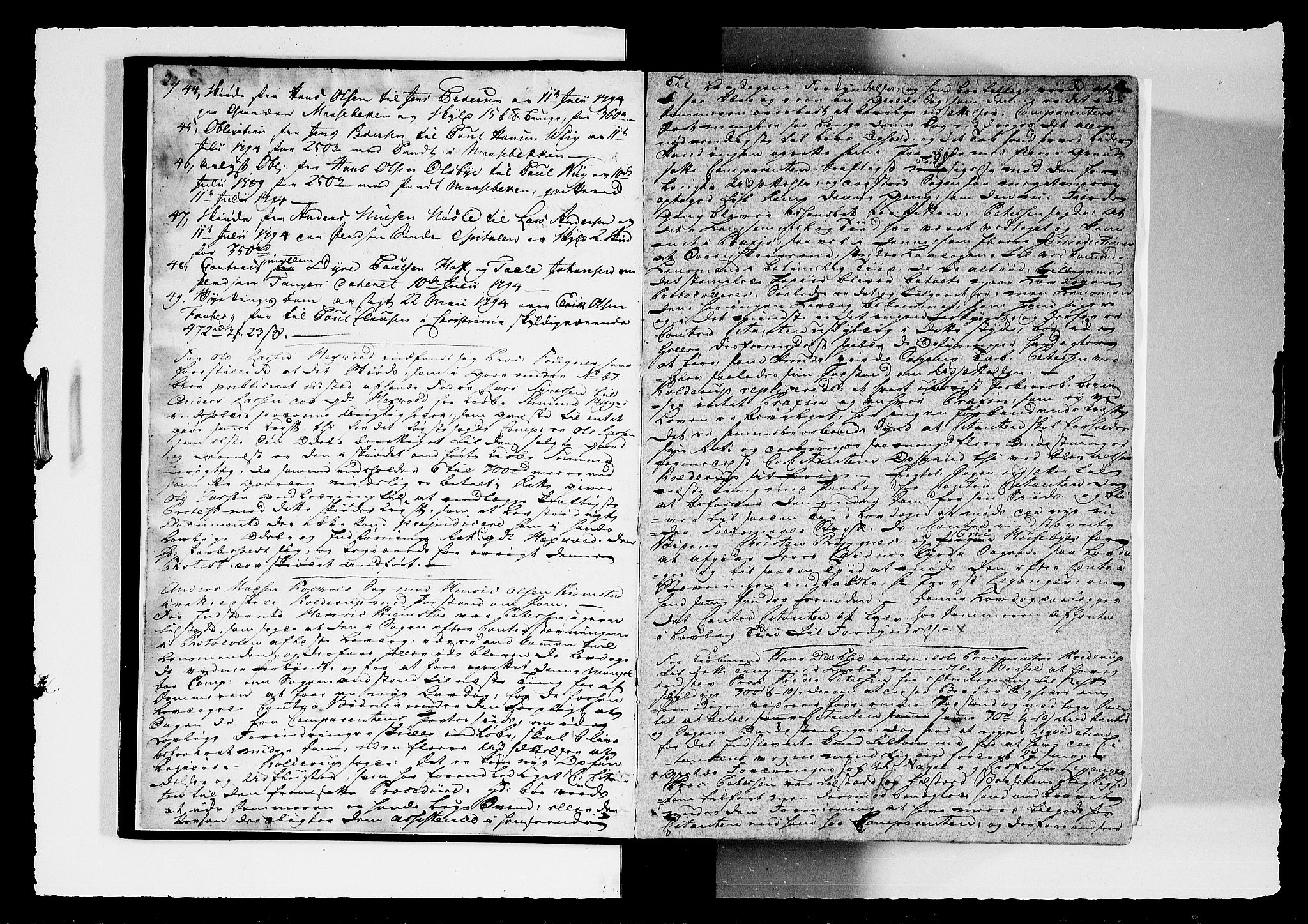 Sør-Hedmark sorenskriveri, AV/SAH-TING-014/G/Gb/Gba/L0001: Tingbok, 1794-1803, p. 2-3