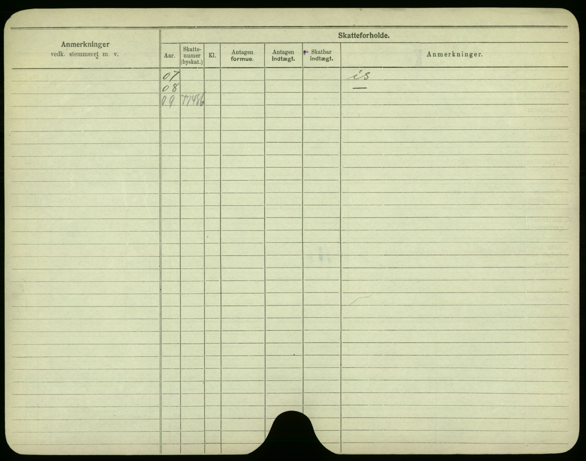 Oslo folkeregister, Registerkort, AV/SAO-A-11715/F/Fa/Fac/L0002: Menn, 1906-1914, p. 153b