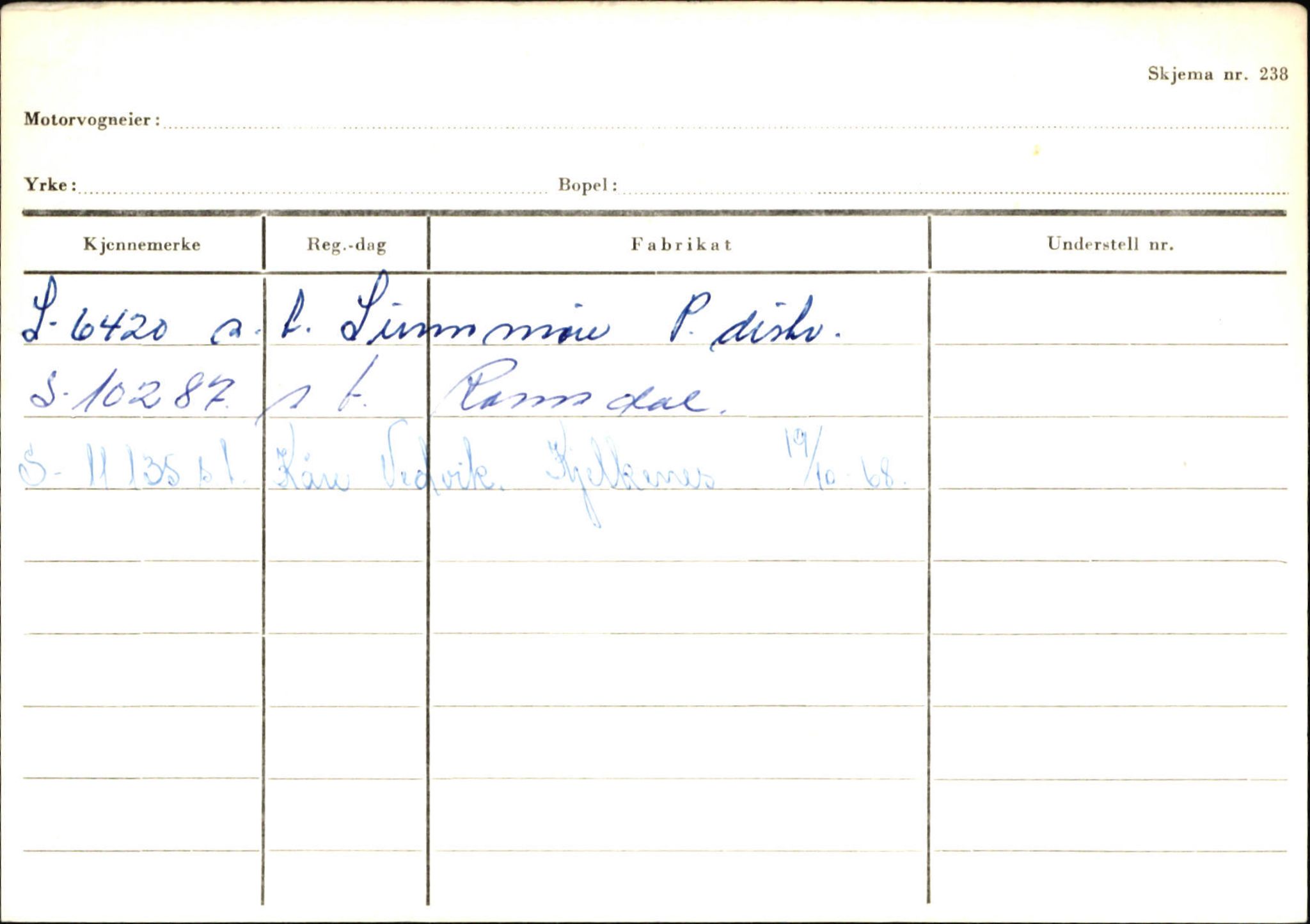 Statens vegvesen, Sogn og Fjordane vegkontor, SAB/A-5301/4/F/L0133: Eigarregister Bremanger A-Å. Gaular A-H, 1945-1975, p. 534