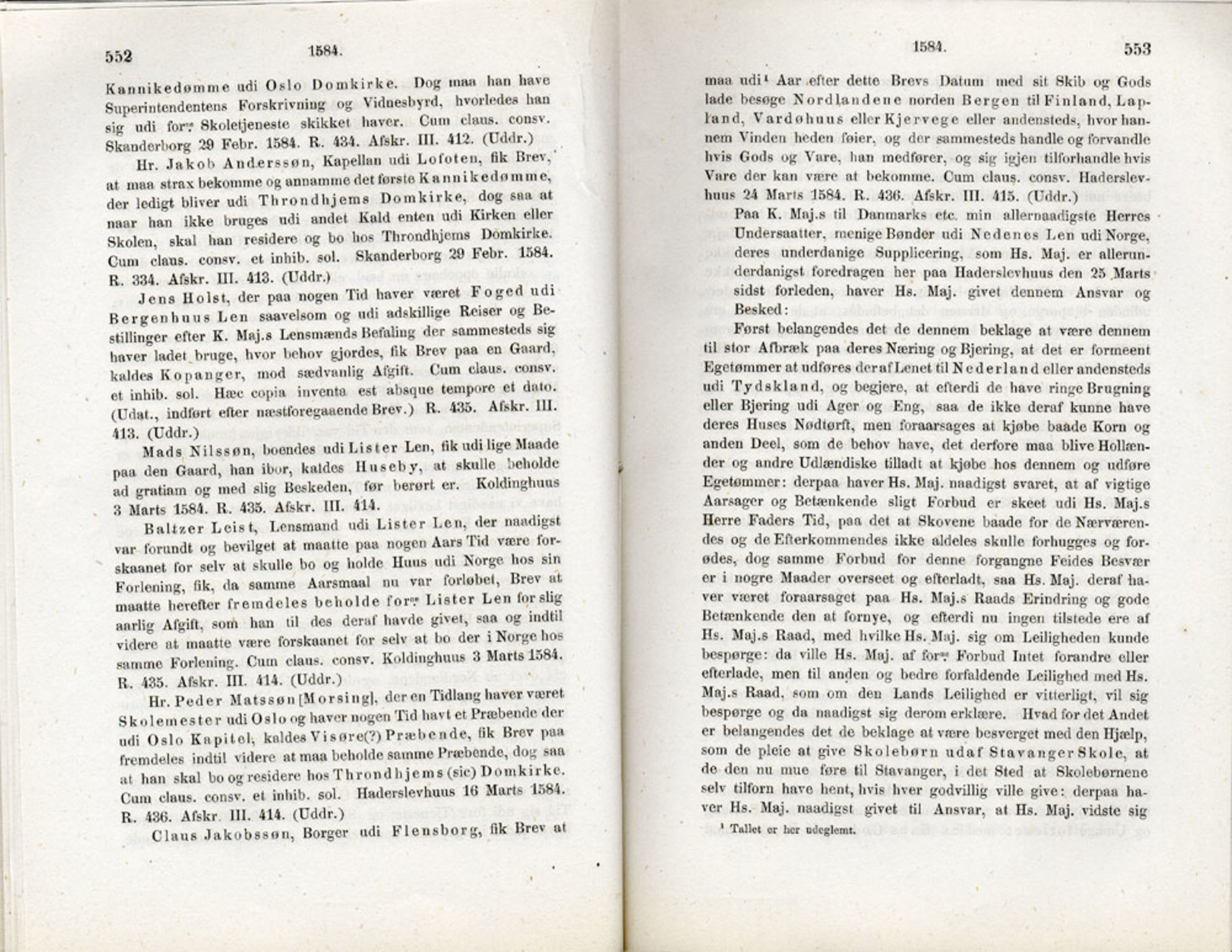 Publikasjoner utgitt av Det Norske Historiske Kildeskriftfond, PUBL/-/-/-: Norske Rigs-Registranter, bind 2, 1572-1588, p. 552-553