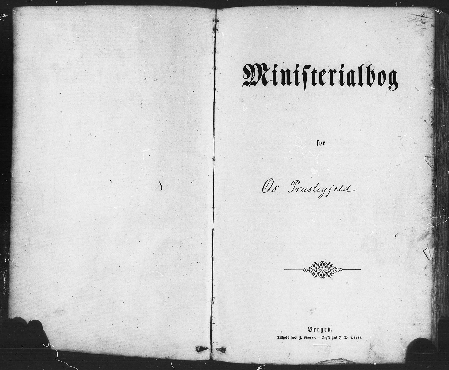 Os sokneprestembete, SAB/A-99929: Parish register (official) no. A 18, 1874-1884, p. 2