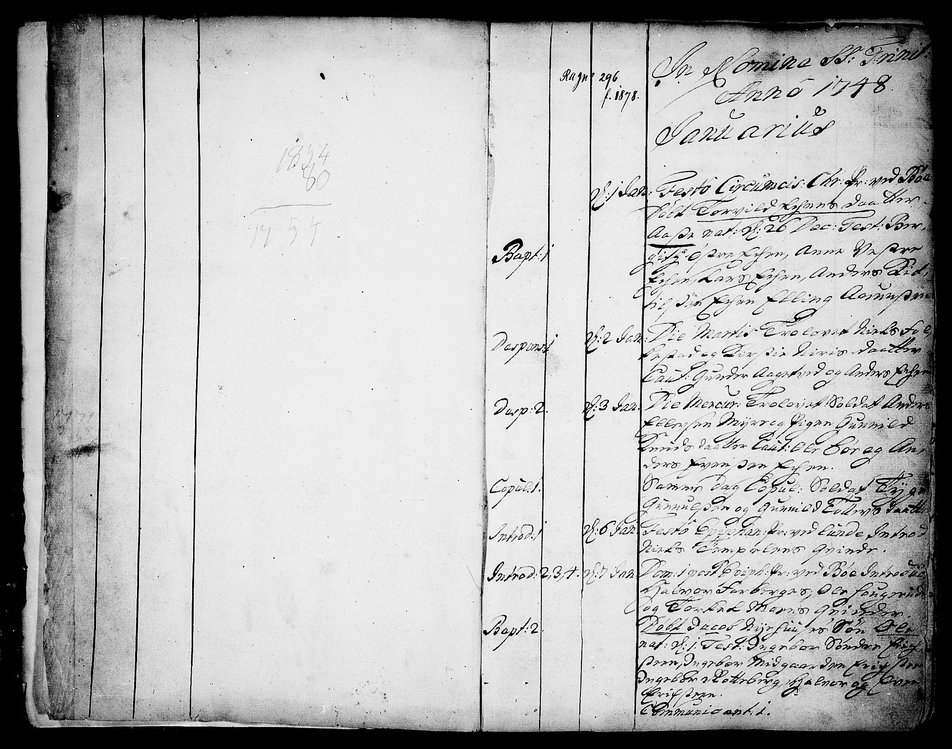 Bø kirkebøker, AV/SAKO-A-257/F/Fa/L0004: Parish register (official) no. 4, 1748-1785