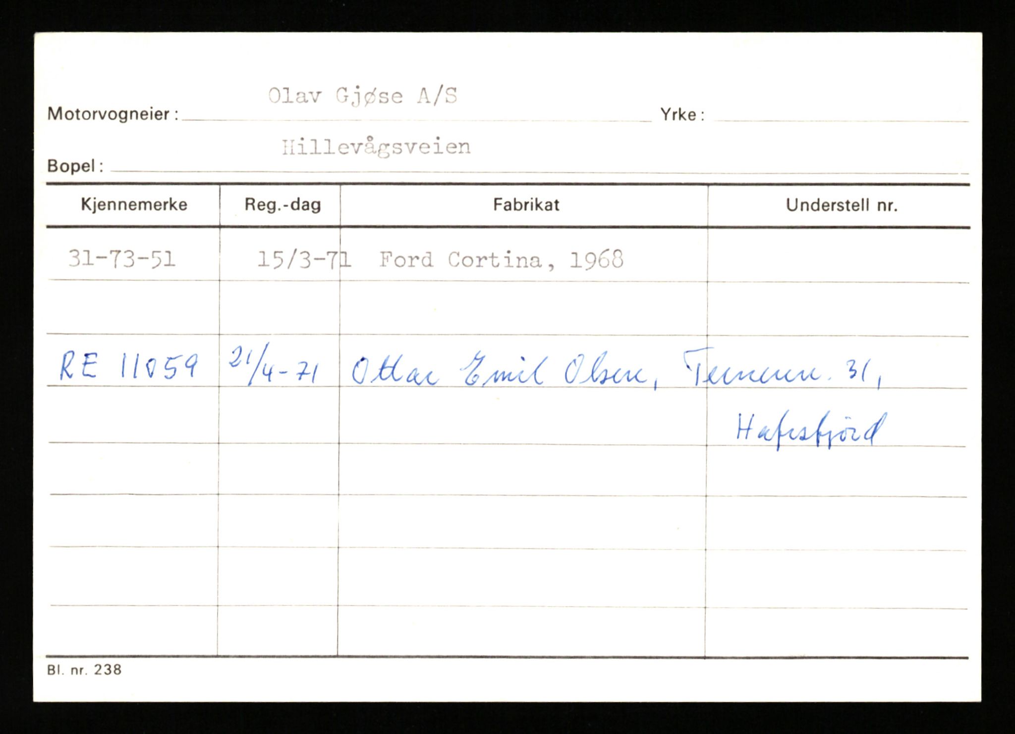 Stavanger trafikkstasjon, AV/SAST-A-101942/0/G/L0011: Registreringsnummer: 240000 - 363477, 1930-1971, p. 1954