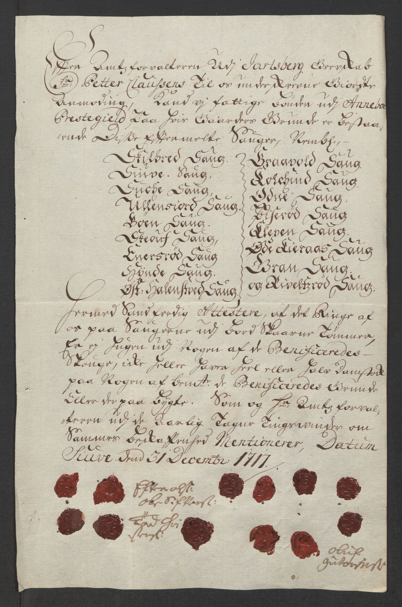 Rentekammeret inntil 1814, Reviderte regnskaper, Fogderegnskap, RA/EA-4092/R32/L1881: Fogderegnskap Jarlsberg grevskap, 1717, p. 151