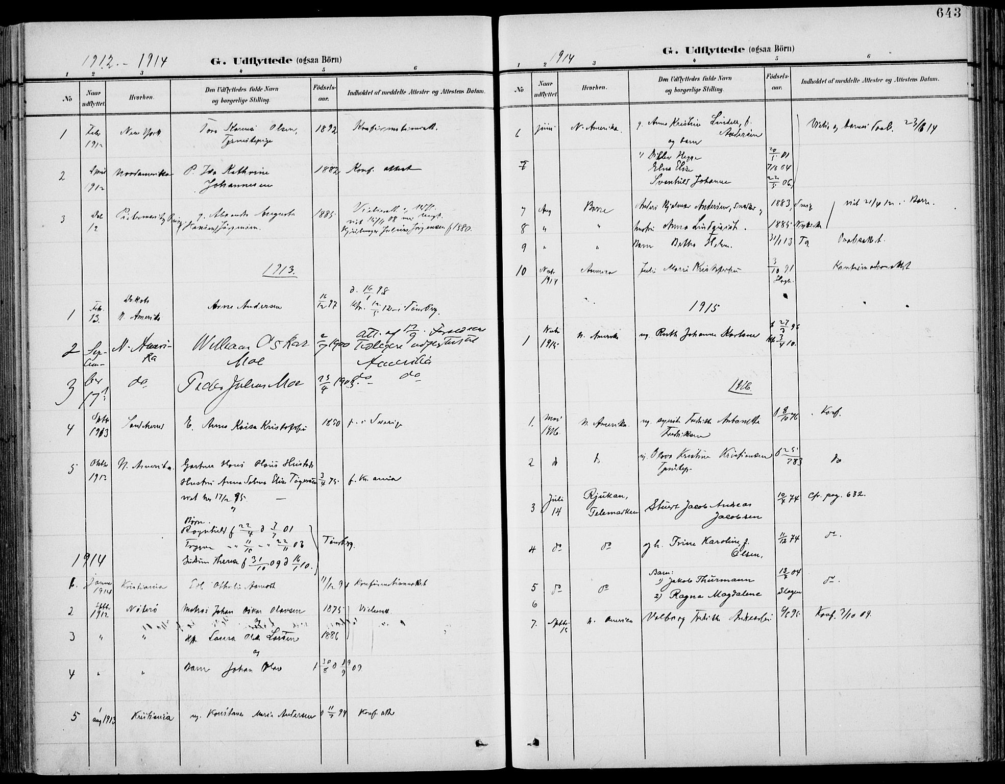 Tønsberg kirkebøker, AV/SAKO-A-330/F/Fa/L0013: Parish register (official) no. I 13, 1900-1913, p. 643