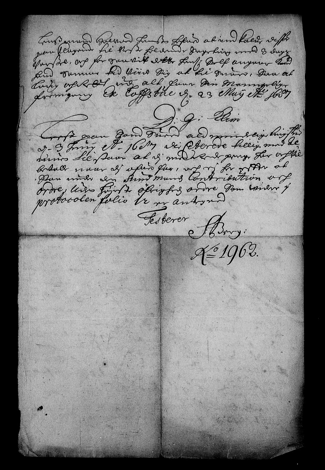 Stattholderembetet 1572-1771, RA/EA-2870/Af/L0002: Avskrifter av vedlegg til originale supplikker, nummerert i samsvar med supplikkbøkene, 1687-1689, p. 275