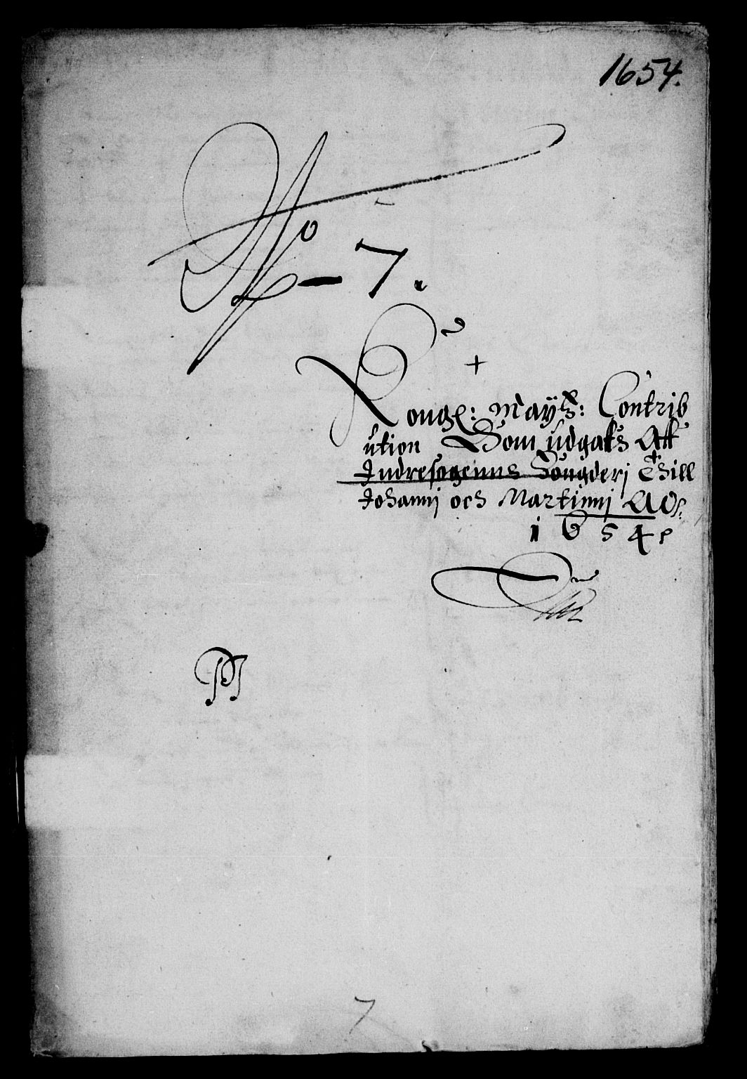 Rentekammeret inntil 1814, Reviderte regnskaper, Lensregnskaper, AV/RA-EA-5023/R/Rb/Rbt/L0129: Bergenhus len, 1654-1655