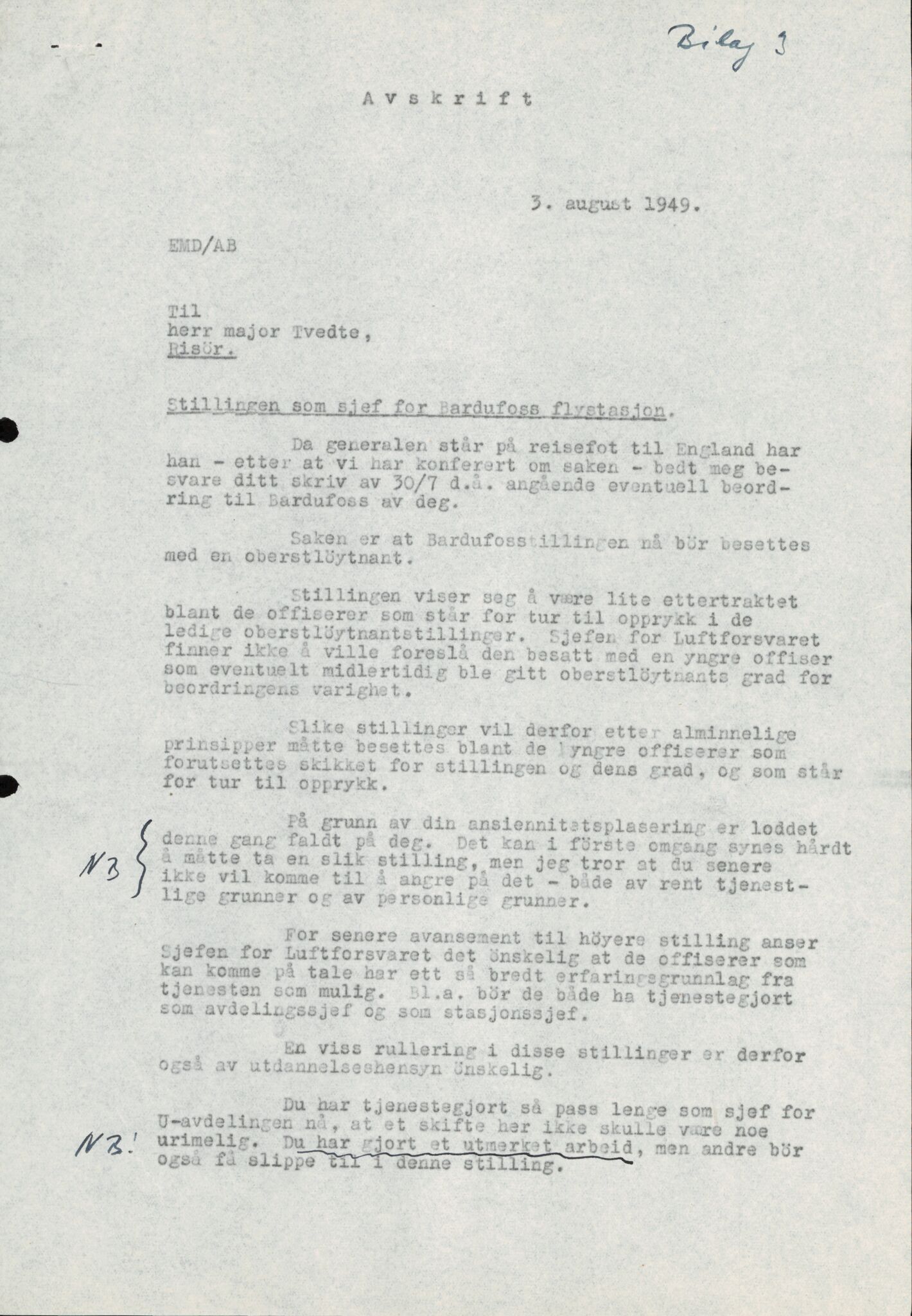 Forsvaret, Forsvarets overkommando/Luftforsvarsstaben, AV/RA-RAFA-4079/P/Pa/L0044: Personellpapirer, 1915, p. 399