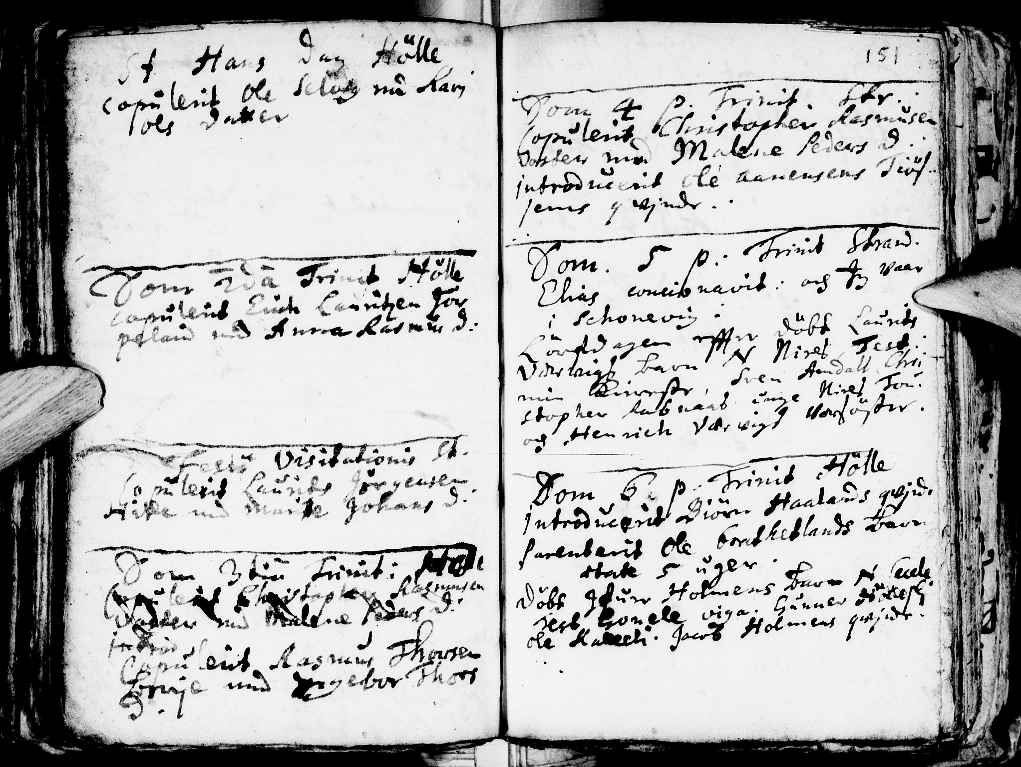Strand sokneprestkontor, SAST/A-101828/H/Ha/Haa/L0001: Parish register (official) no. A 1, 1702-1745, p. 151
