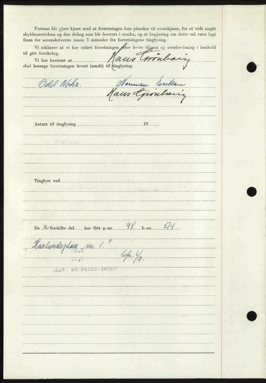 Idd og Marker sorenskriveri, AV/SAO-A-10283/G/Gb/Gbb/L0014: Mortgage book no. A14, 1950-1950, Diary no: : 1266/1950