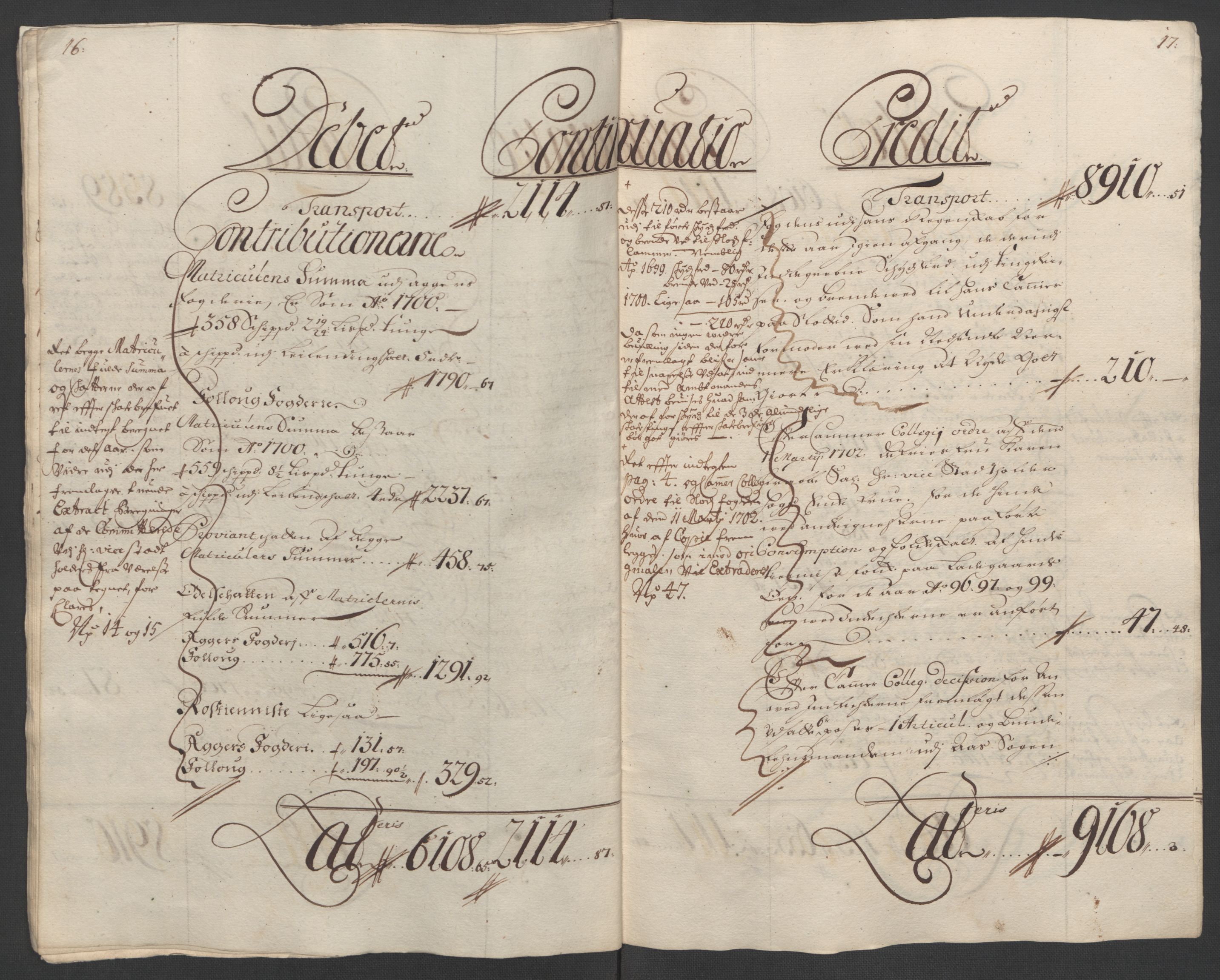 Rentekammeret inntil 1814, Reviderte regnskaper, Fogderegnskap, AV/RA-EA-4092/R10/L0444: Fogderegnskap Aker og Follo, 1701-1702, p. 23