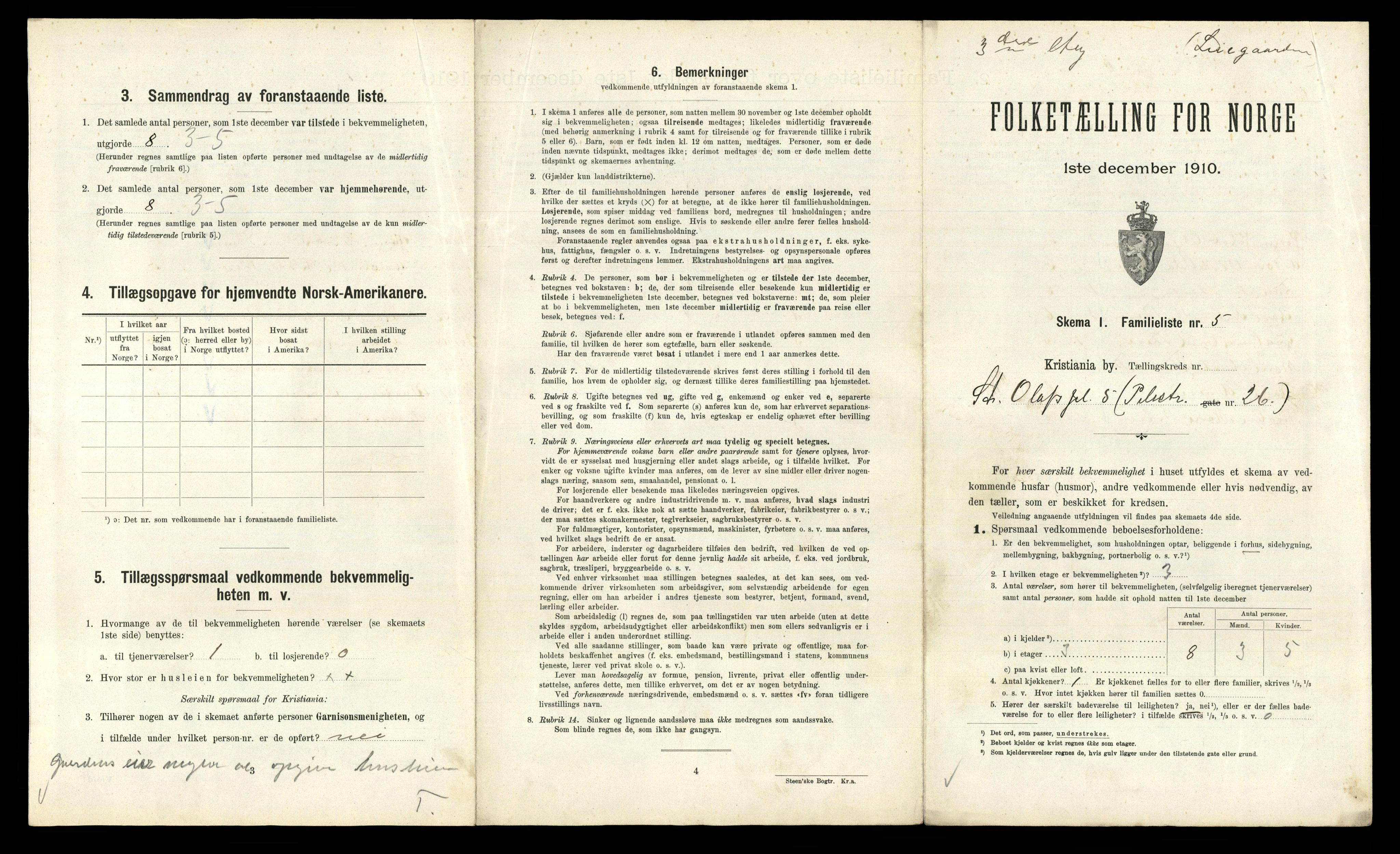 RA, 1910 census for Kristiania, 1910, p. 96945