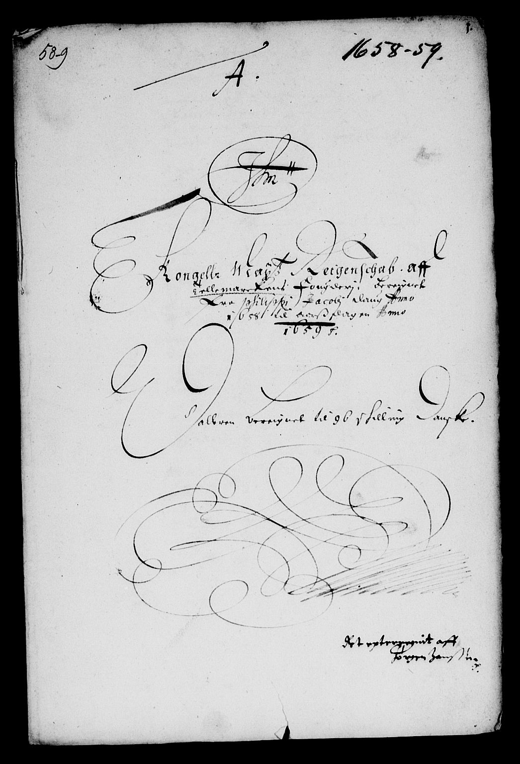 Rentekammeret inntil 1814, Reviderte regnskaper, Lensregnskaper, AV/RA-EA-5023/R/Rb/Rbp/L0045: Bratsberg len, 1657-1659