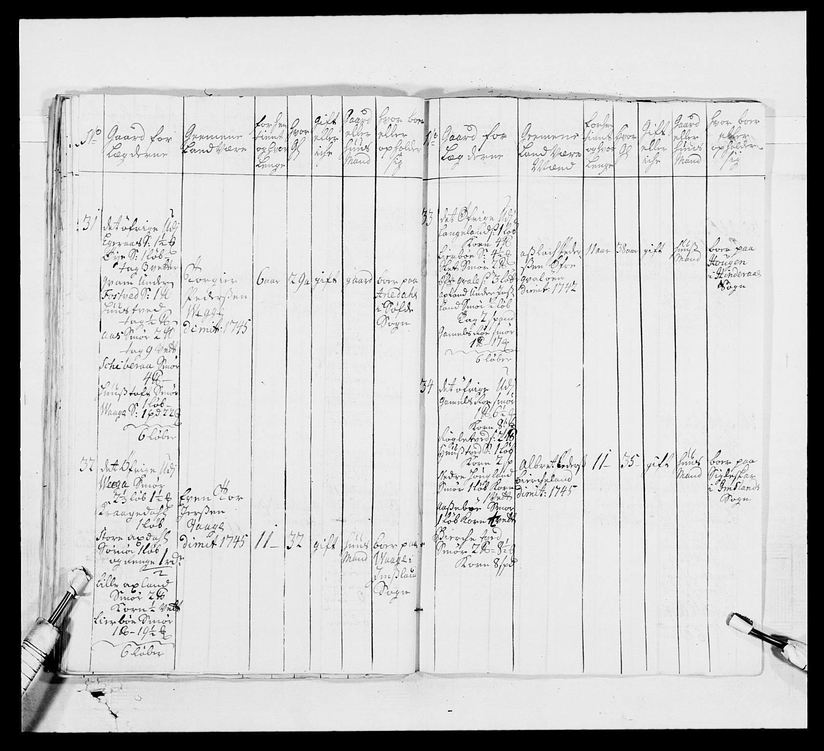 Kommanderende general (KG I) med Det norske krigsdirektorium, AV/RA-EA-5419/E/Ea/L0523: 2. Vesterlenske regiment, 1748-1765, p. 113