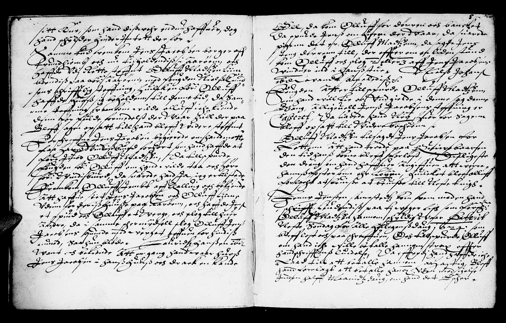 Finnmark sorenskriveri, AV/SATØ-S-0053/F/Fa/L0007: Justisprotokoller, 1627-1633, p. 7b-8a