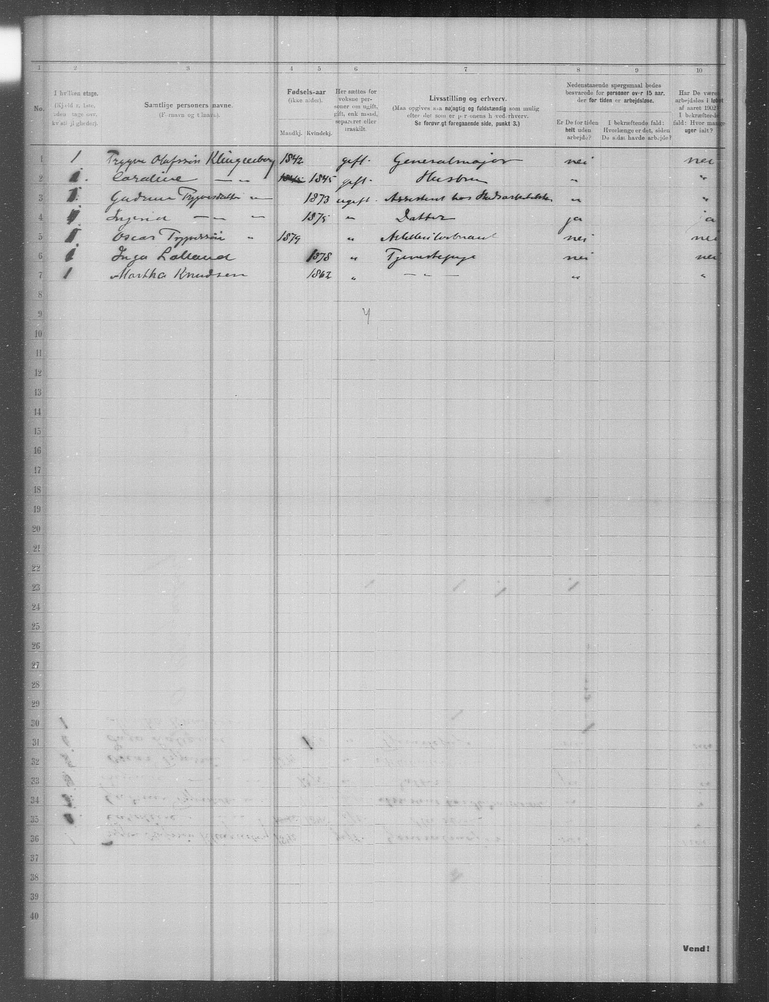 OBA, Municipal Census 1902 for Kristiania, 1902, p. 13507