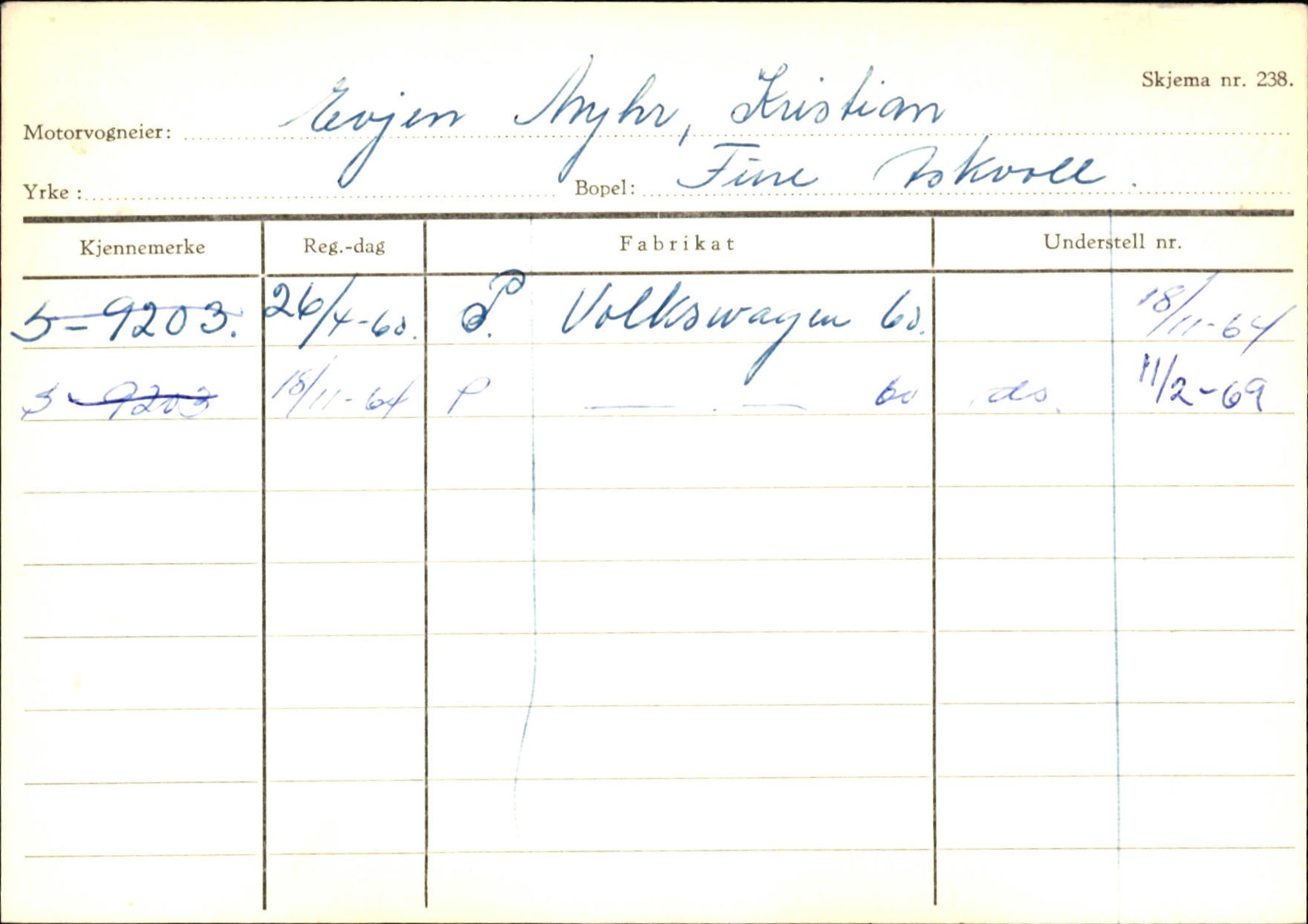 Statens vegvesen, Sogn og Fjordane vegkontor, SAB/A-5301/4/F/L0132: Eigarregister Askvoll A-Å. Balestrand A-Å, 1945-1975, p. 876