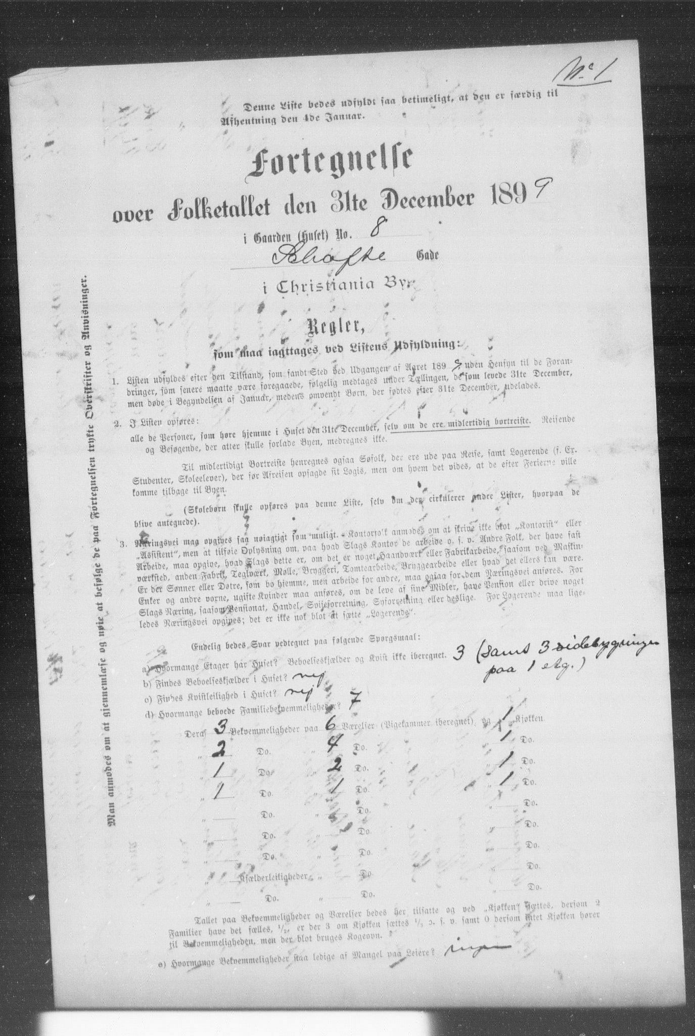 OBA, Municipal Census 1899 for Kristiania, 1899, p. 11790