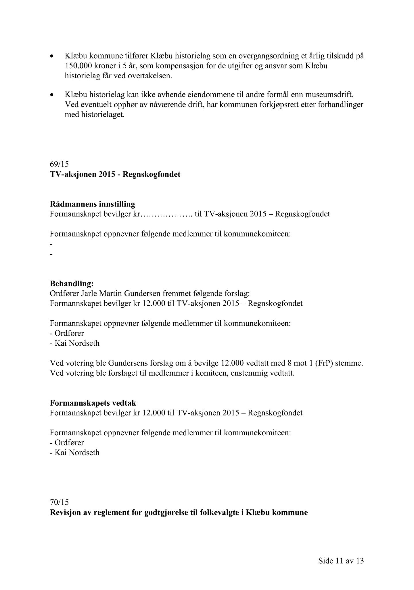 Klæbu Kommune, TRKO/KK/02-FS/L008: Formannsskapet - Møtedokumenter, 2015, p. 1963