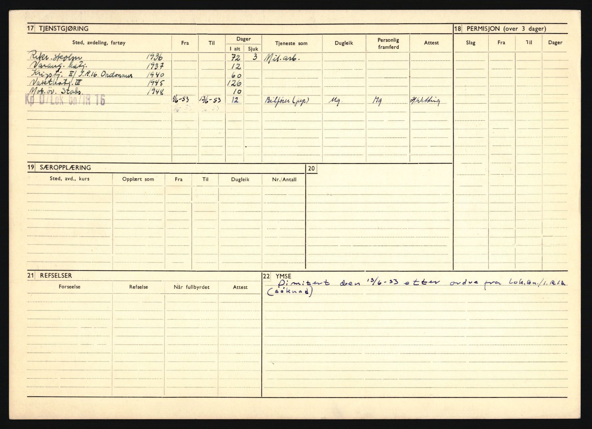 Forsvaret, Troms infanteriregiment nr. 16, AV/RA-RAFA-3146/P/Pa/L0020: Rulleblad for regimentets menige mannskaper, årsklasse 1936, 1936, p. 742