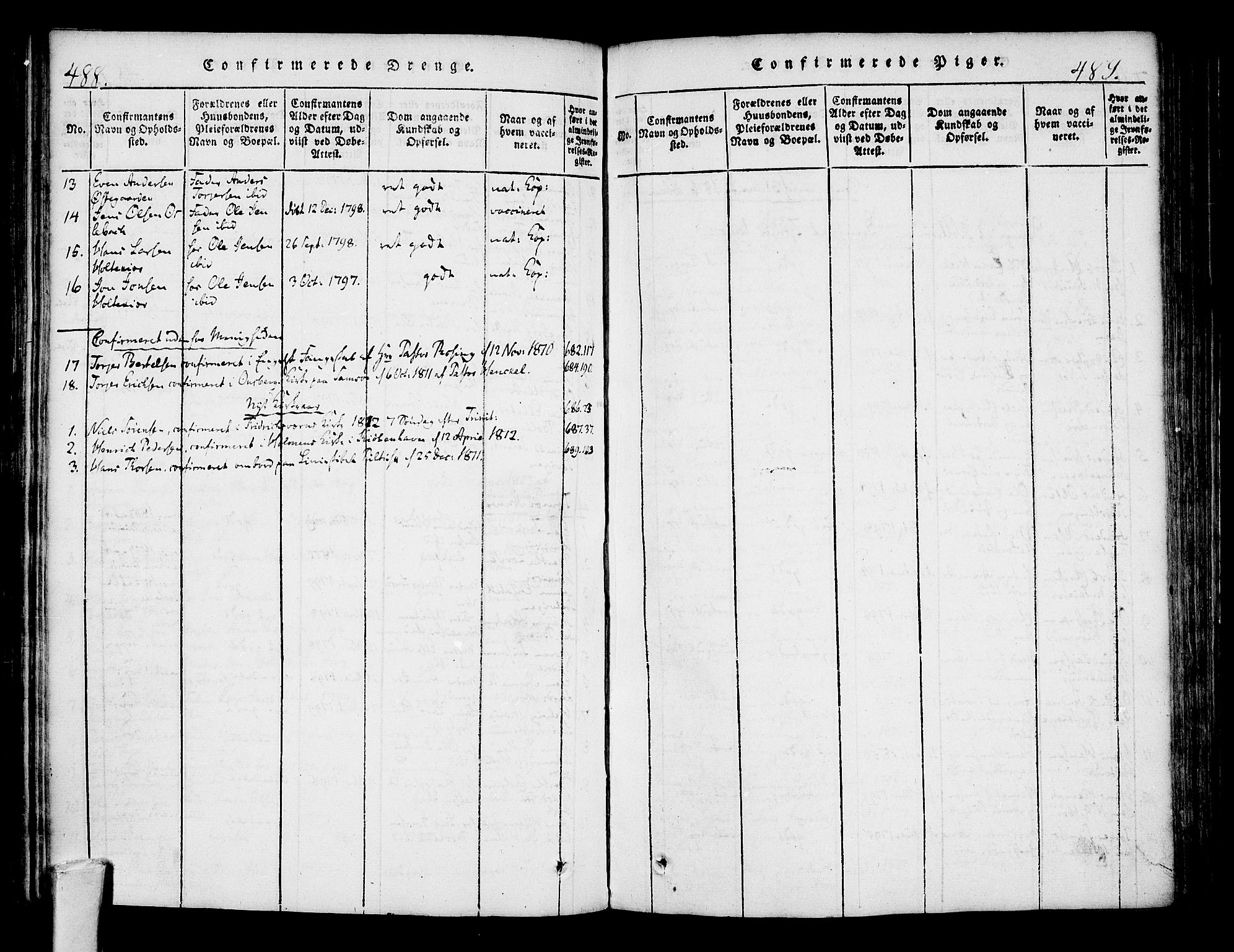 Nøtterøy kirkebøker, SAKO/A-354/F/Fa/L0004: Parish register (official) no. I 4, 1814-1838, p. 488-489
