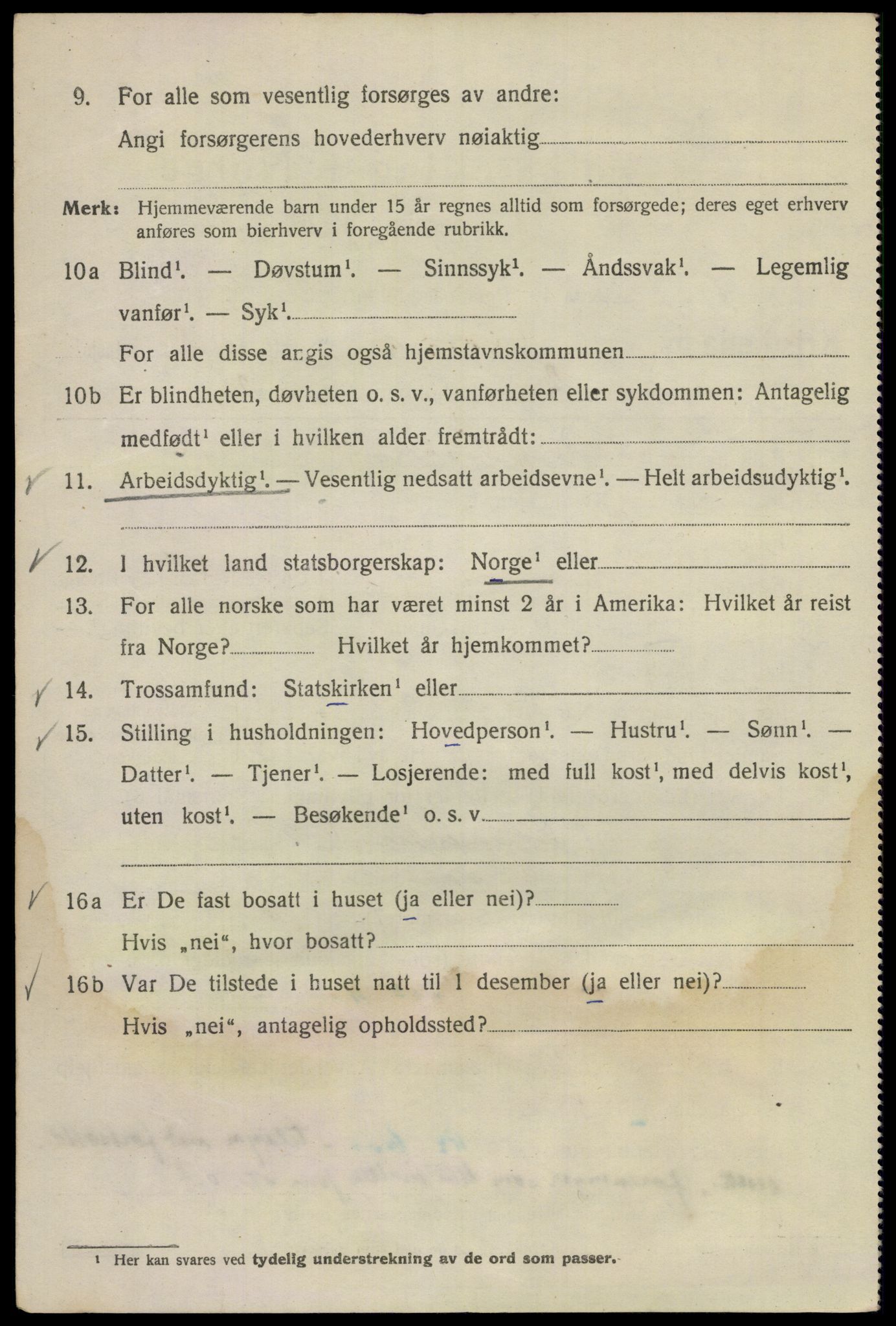 SAO, 1920 census for Kristiania, 1920, p. 209850