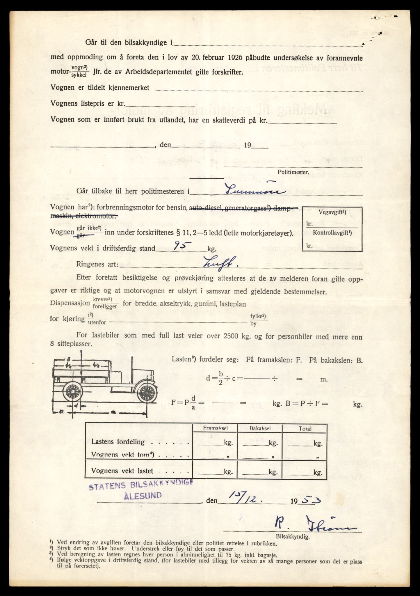 Møre og Romsdal vegkontor - Ålesund trafikkstasjon, AV/SAT-A-4099/F/Fe/L0037: Registreringskort for kjøretøy T 13031 - T 13179, 1927-1998, p. 506