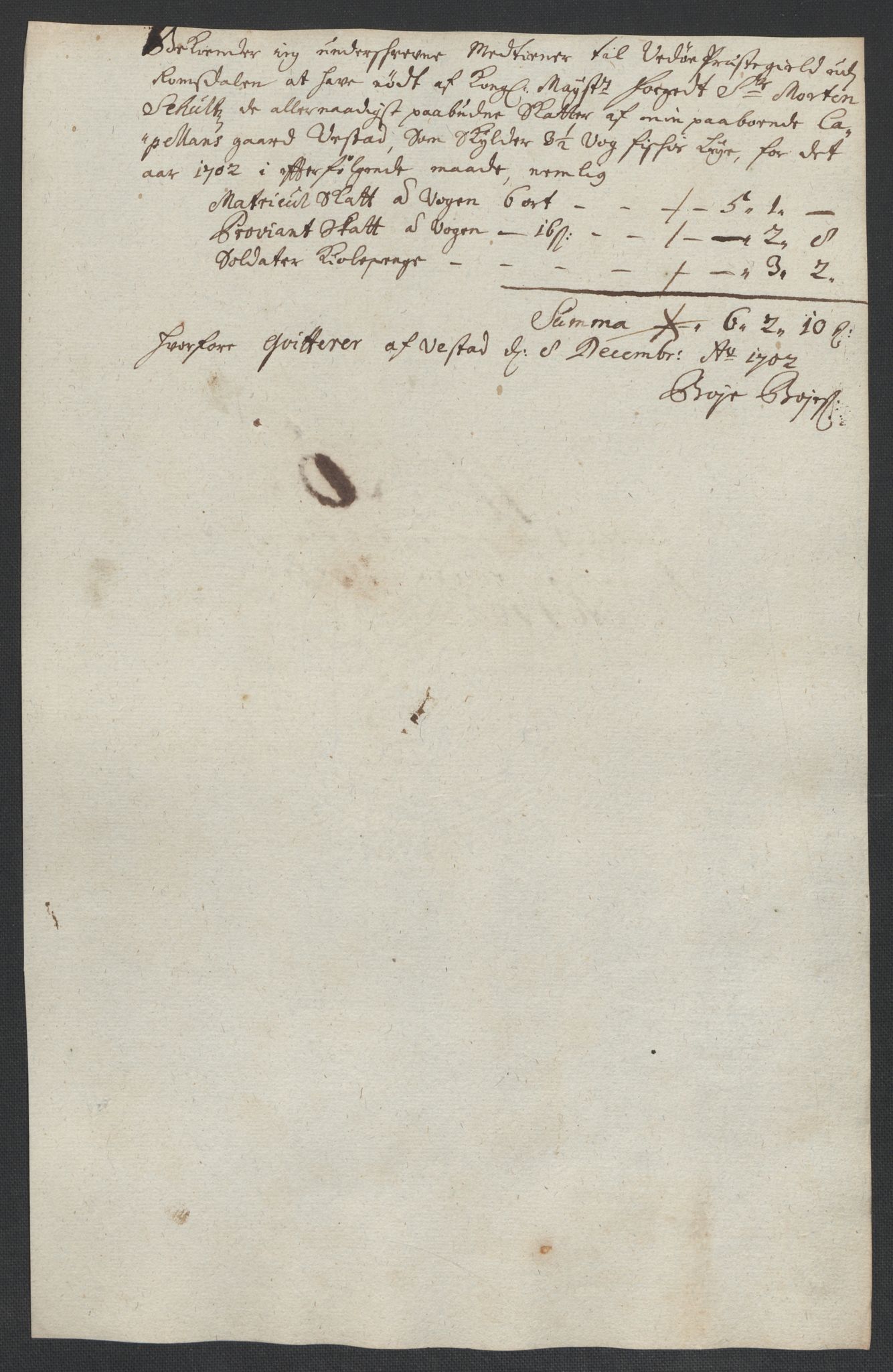 Rentekammeret inntil 1814, Reviderte regnskaper, Fogderegnskap, RA/EA-4092/R55/L3655: Fogderegnskap Romsdal, 1701-1702, p. 309