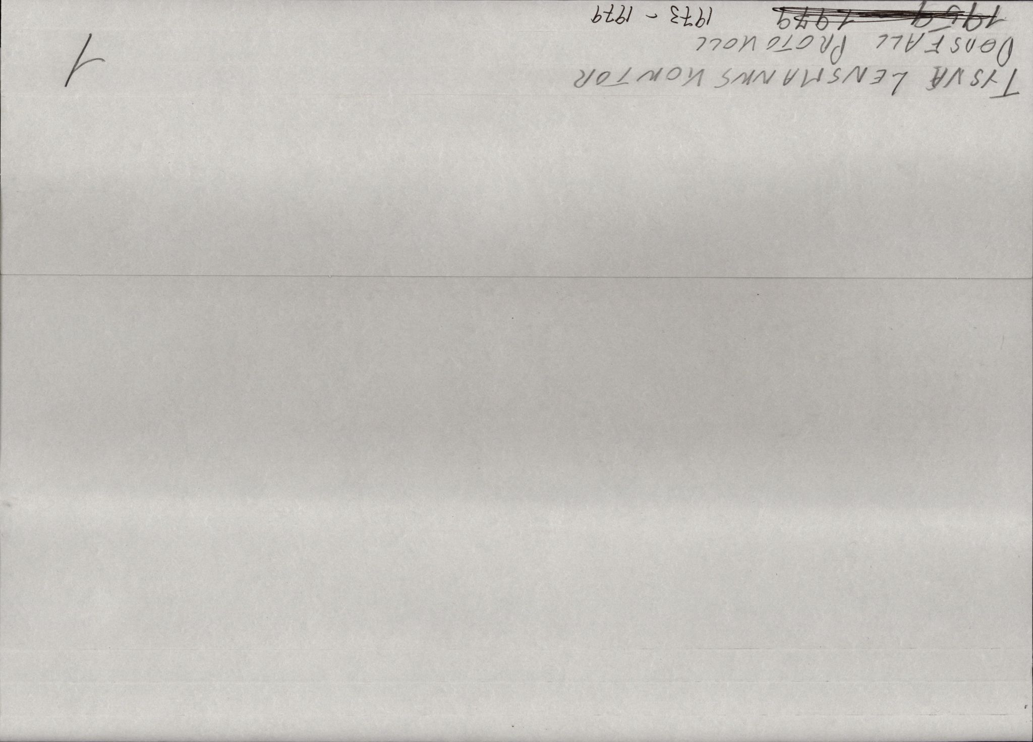 Tysvær lensmannskontor, AV/SAST-A-100192/Gga/L0007/0001: Dødsfallsprotokoller / Dødsfallsprotokoll, 1973-1979, p. 1