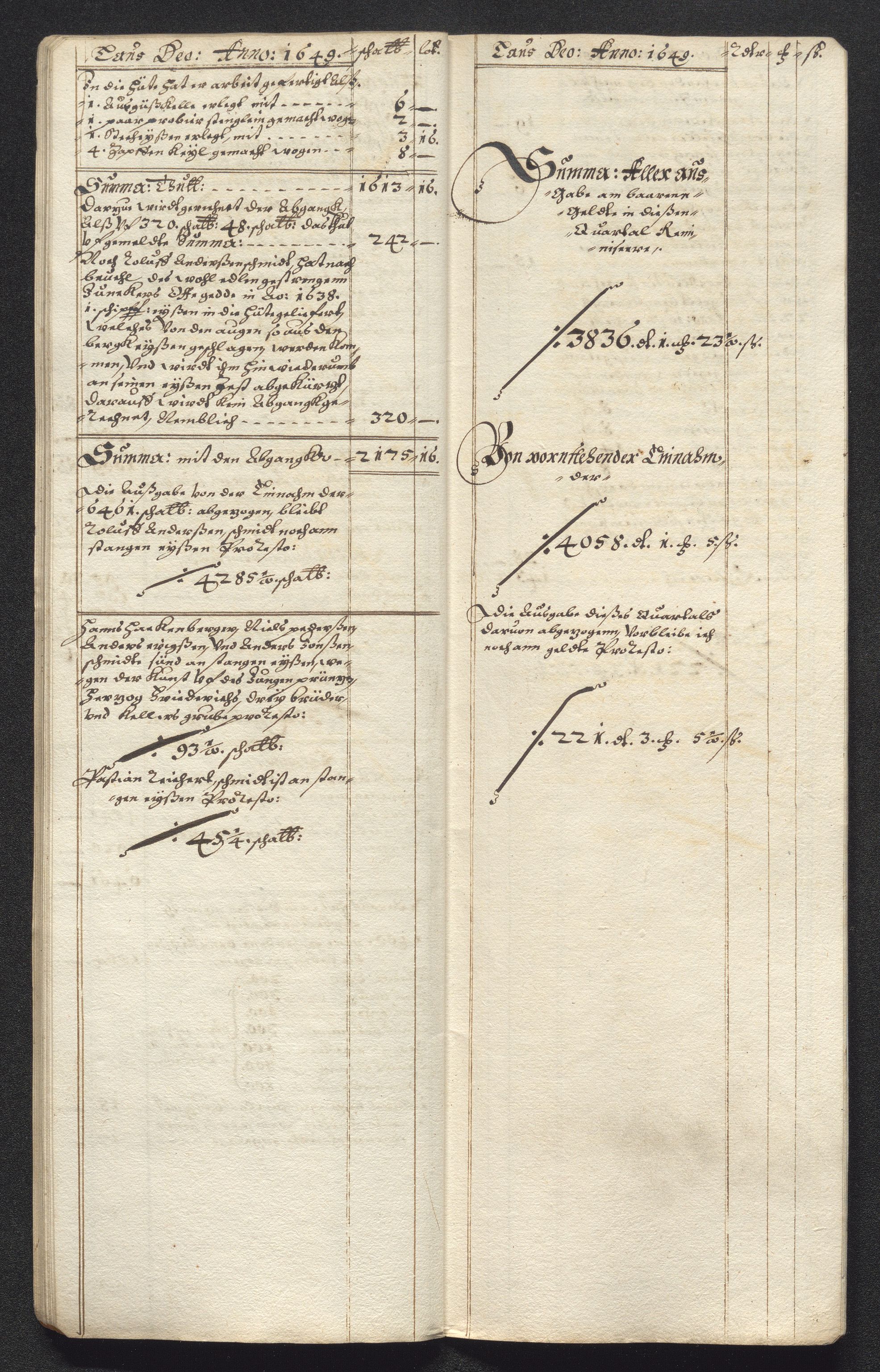 Kongsberg Sølvverk 1623-1816, SAKO/EA-3135/001/D/Dc/Dcd/L0023: Utgiftsregnskap for gruver m.m., 1649, p. 336