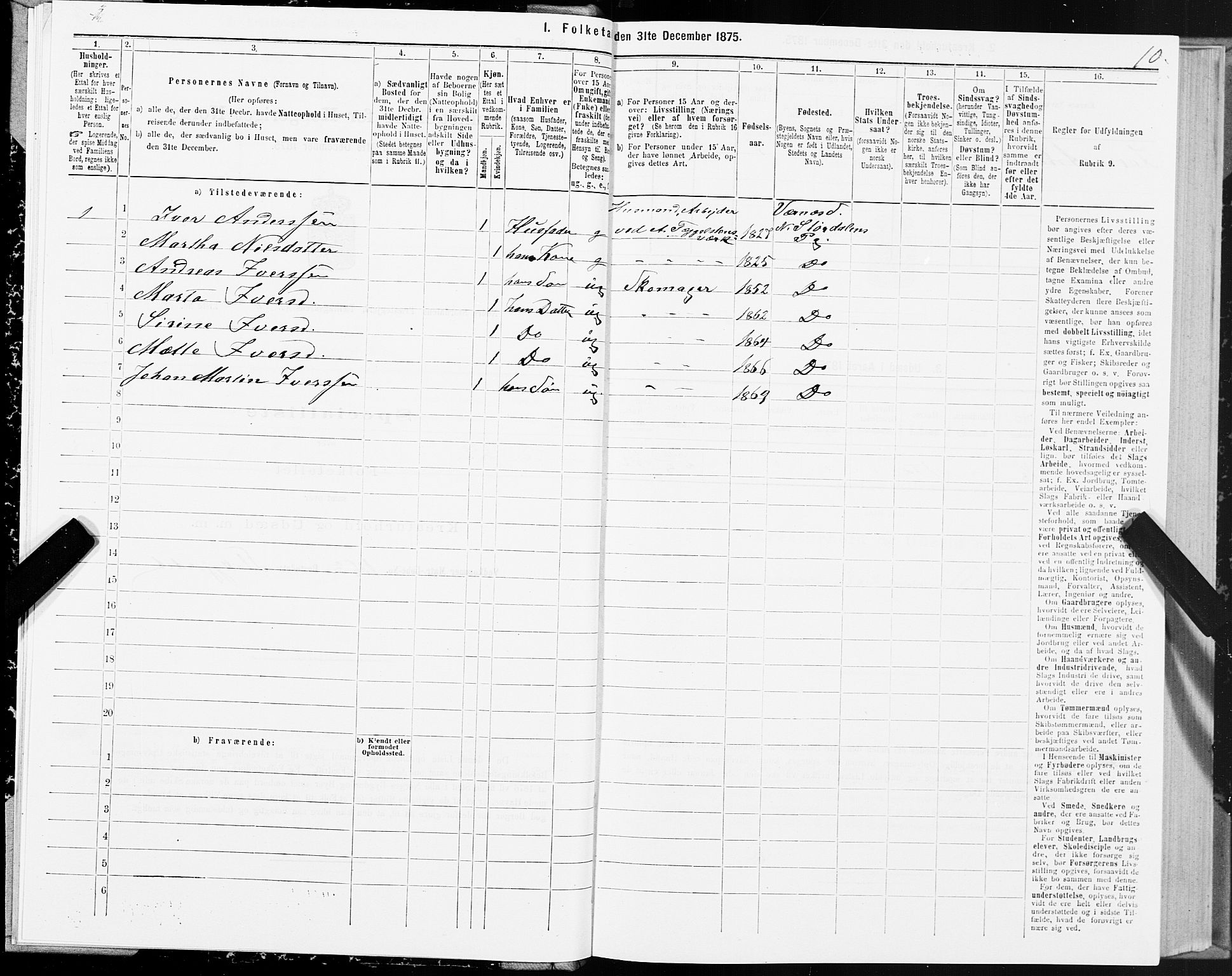 SAT, 1875 census for 1714P Nedre Stjørdal, 1875, p. 5010