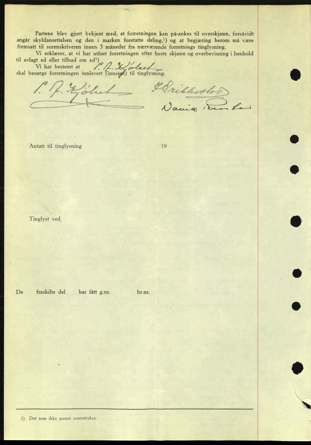 Romsdal sorenskriveri, AV/SAT-A-4149/1/2/2C: Mortgage book no. A1, 1936-1936, Diary no: : 254/1936