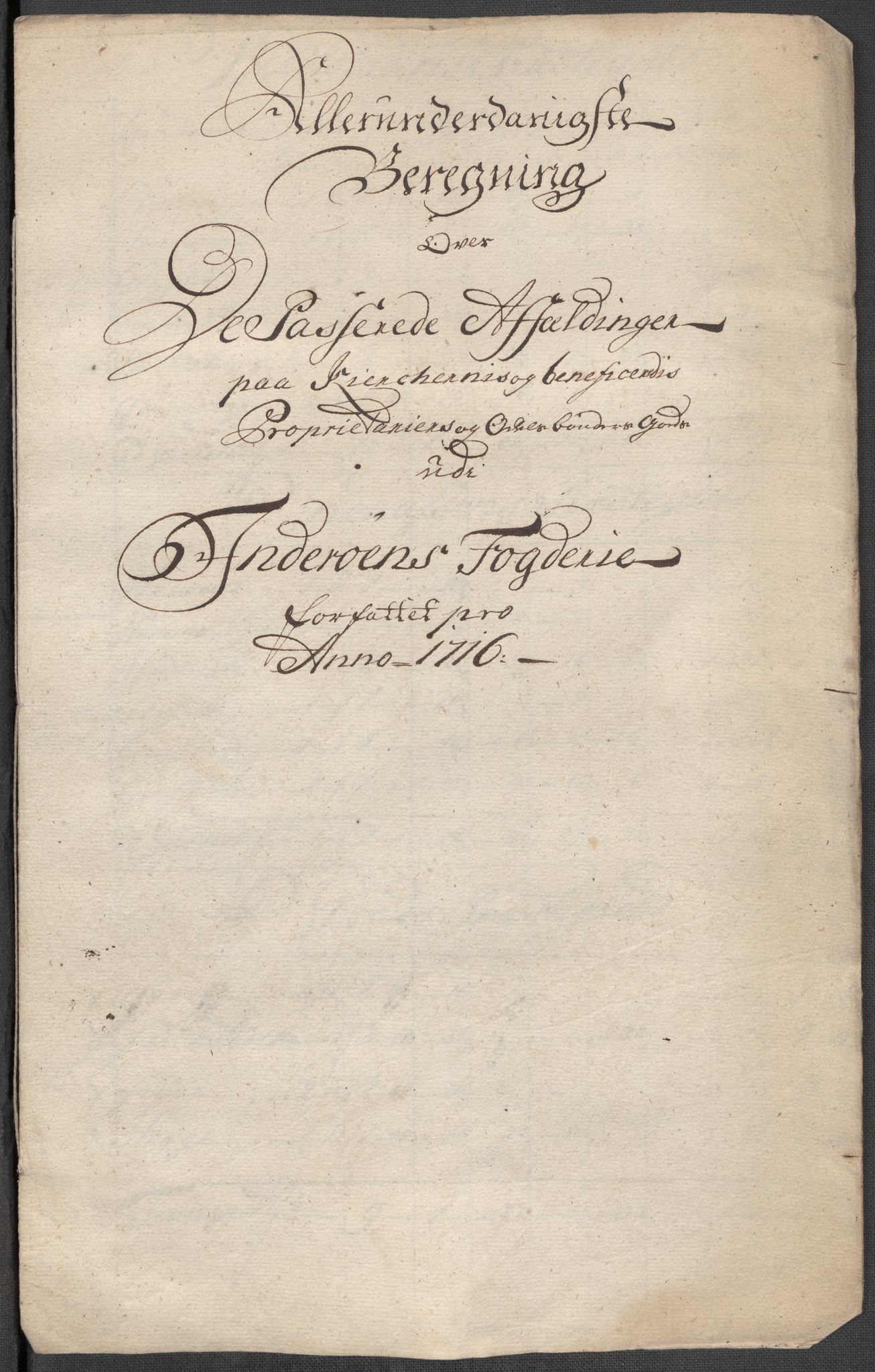 Rentekammeret inntil 1814, Reviderte regnskaper, Fogderegnskap, RA/EA-4092/R63/L4324: Fogderegnskap Inderøy, 1716, p. 275