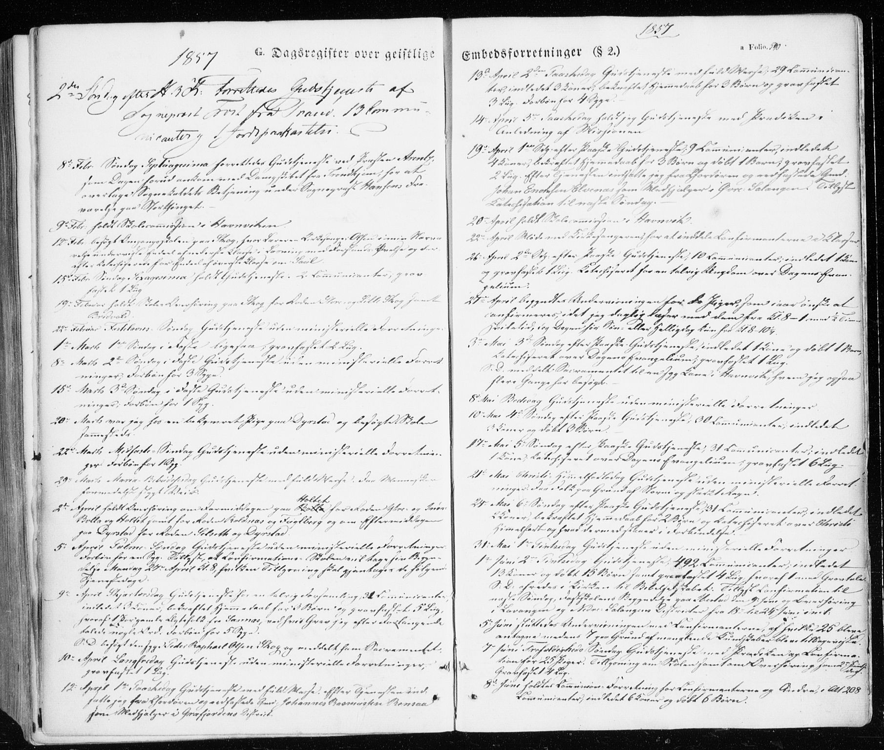 Ibestad sokneprestembete, SATØ/S-0077/H/Ha/Haa/L0008kirke: Parish register (official) no. 8, 1850-1859, p. 590