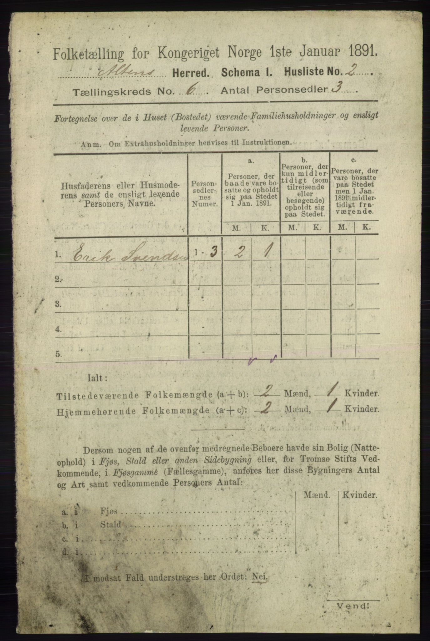 RA, 1891 census for 2012 Alta, 1891, p. 1813