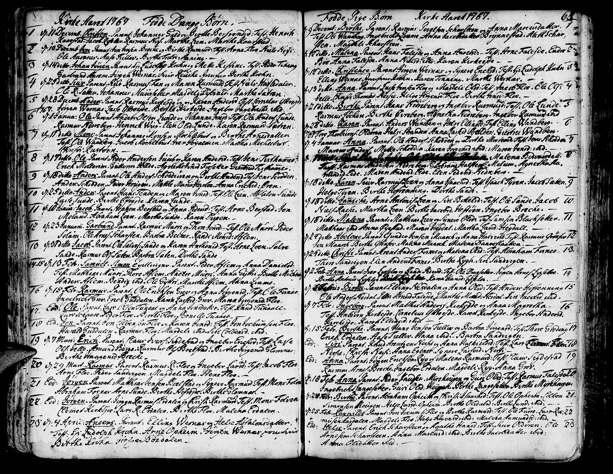 Innvik sokneprestembete, AV/SAB-A-80501: Parish register (official) no. A 1, 1750-1816, p. 65