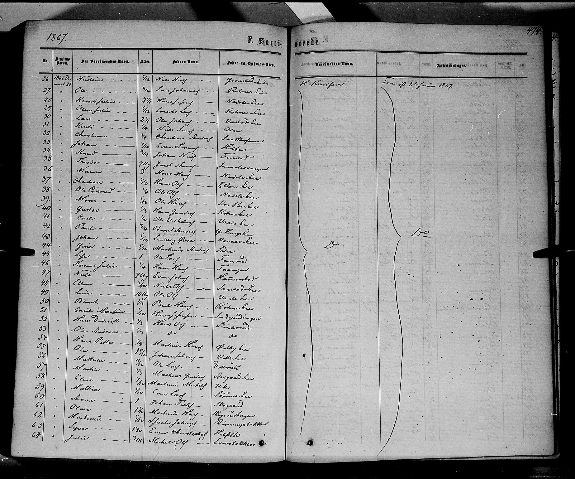 Stange prestekontor, SAH/PREST-002/K/L0013: Parish register (official) no. 13, 1862-1879, p. 474
